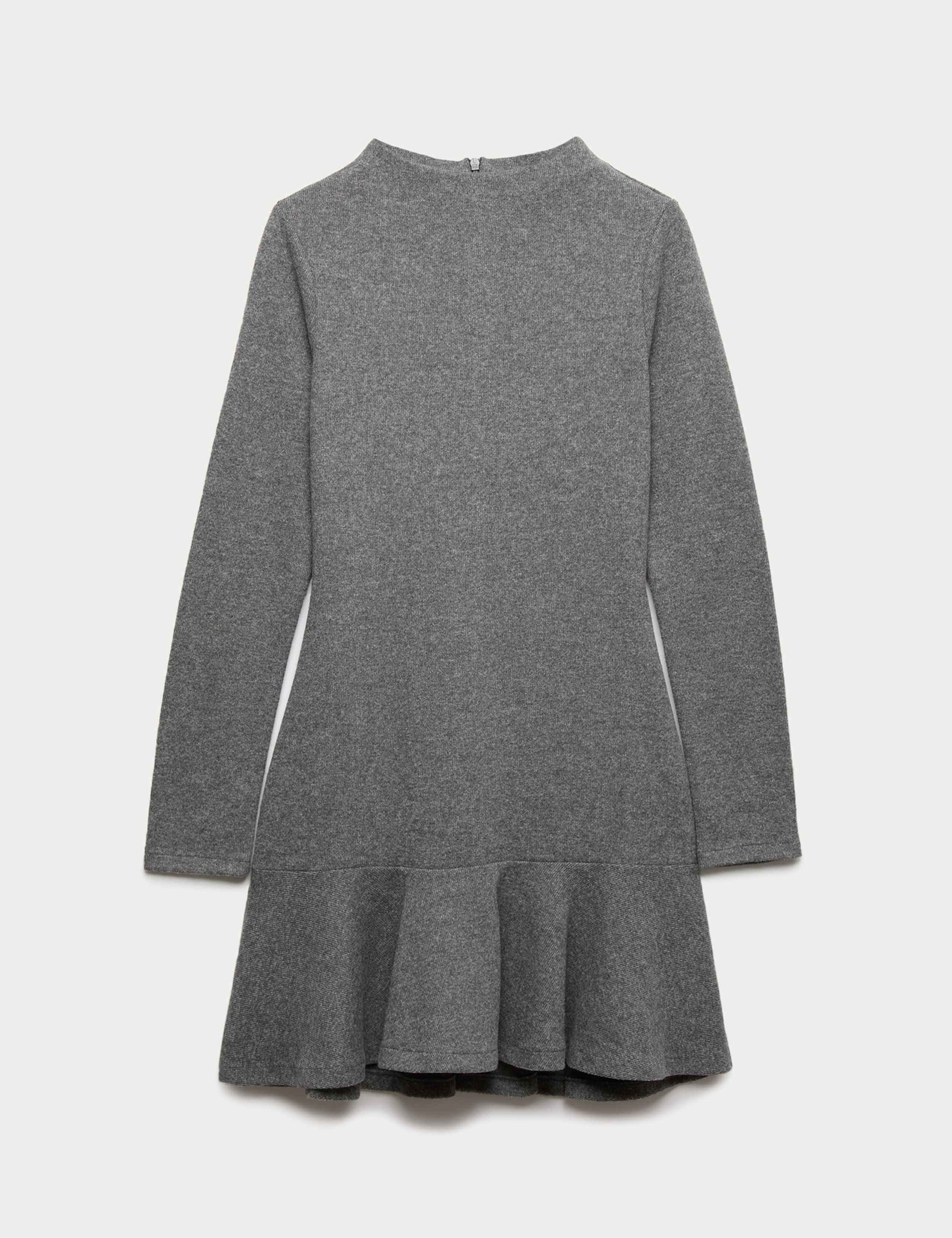Cosy Jersey Mini Tiered Dress With Cotton