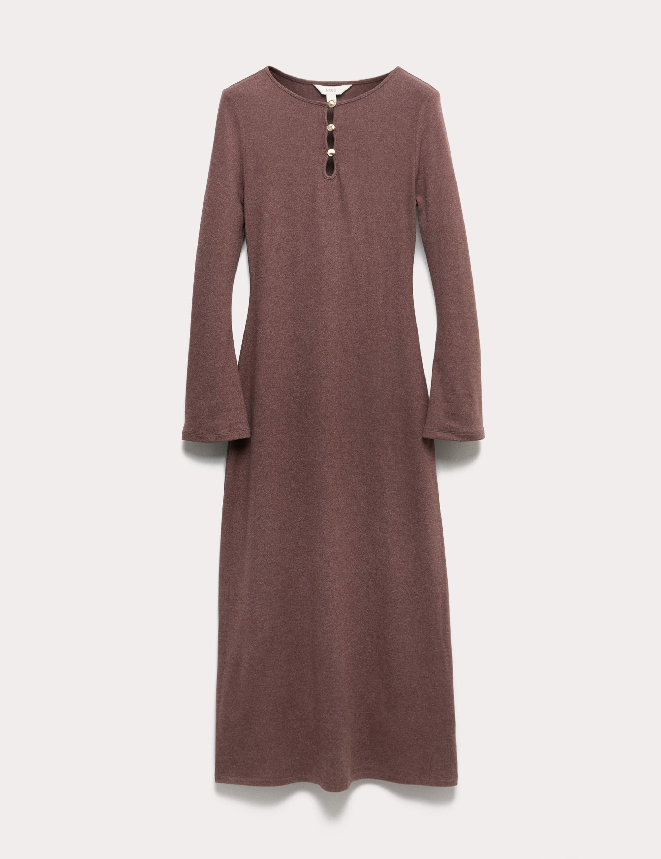 Jersey Cosy Midi Column Dress