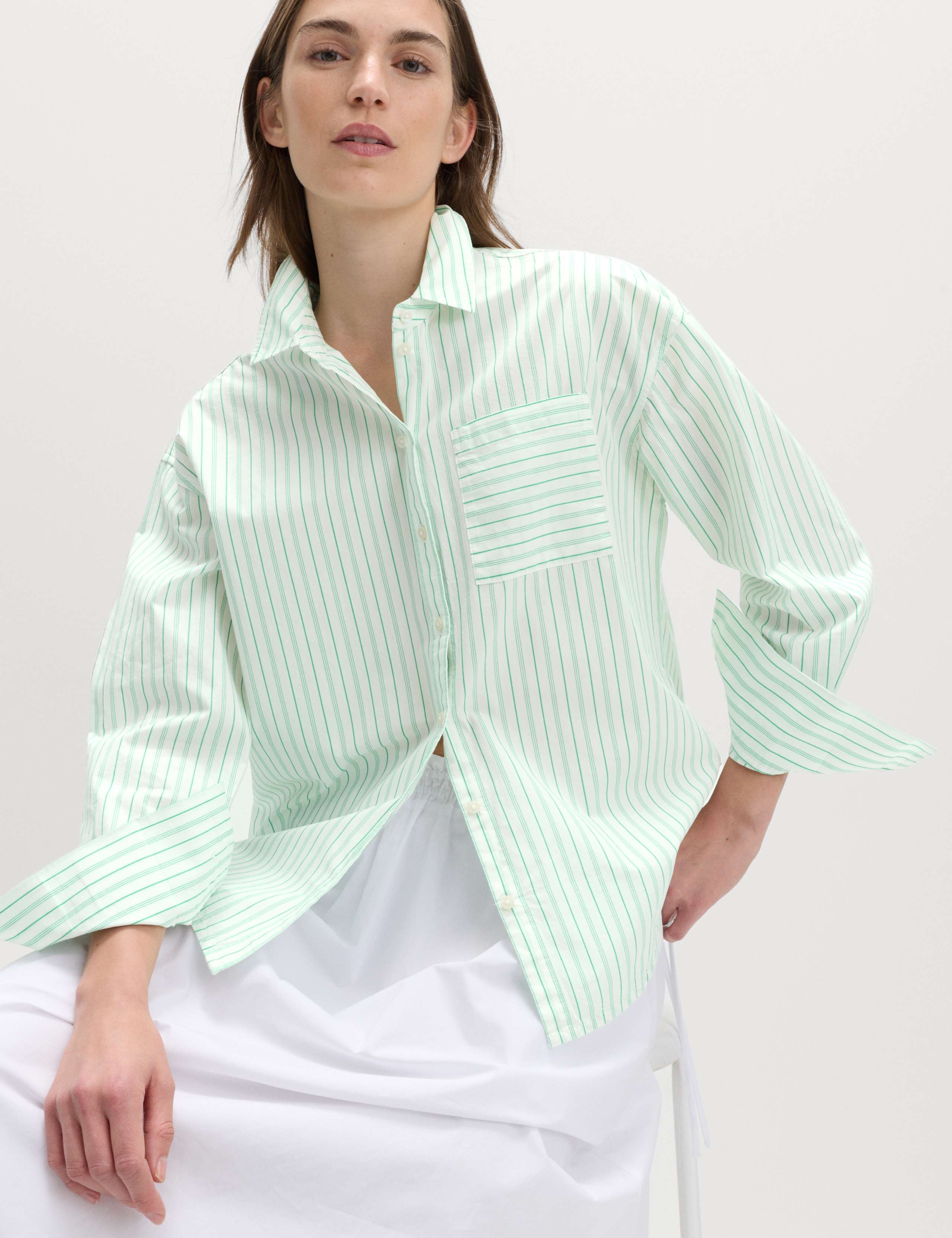 Pure Cotton Striped Shirt