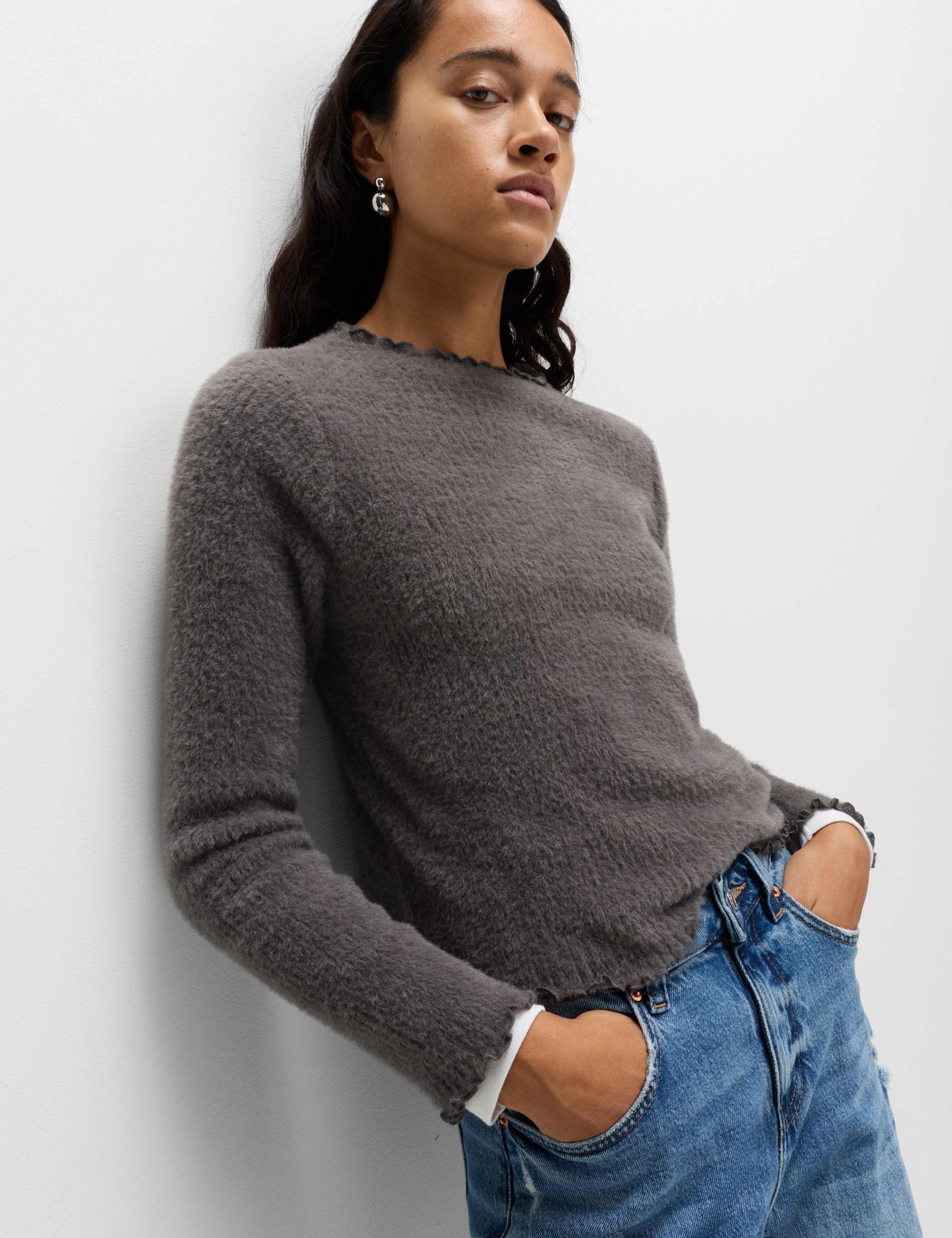 High Neck Cosy Top