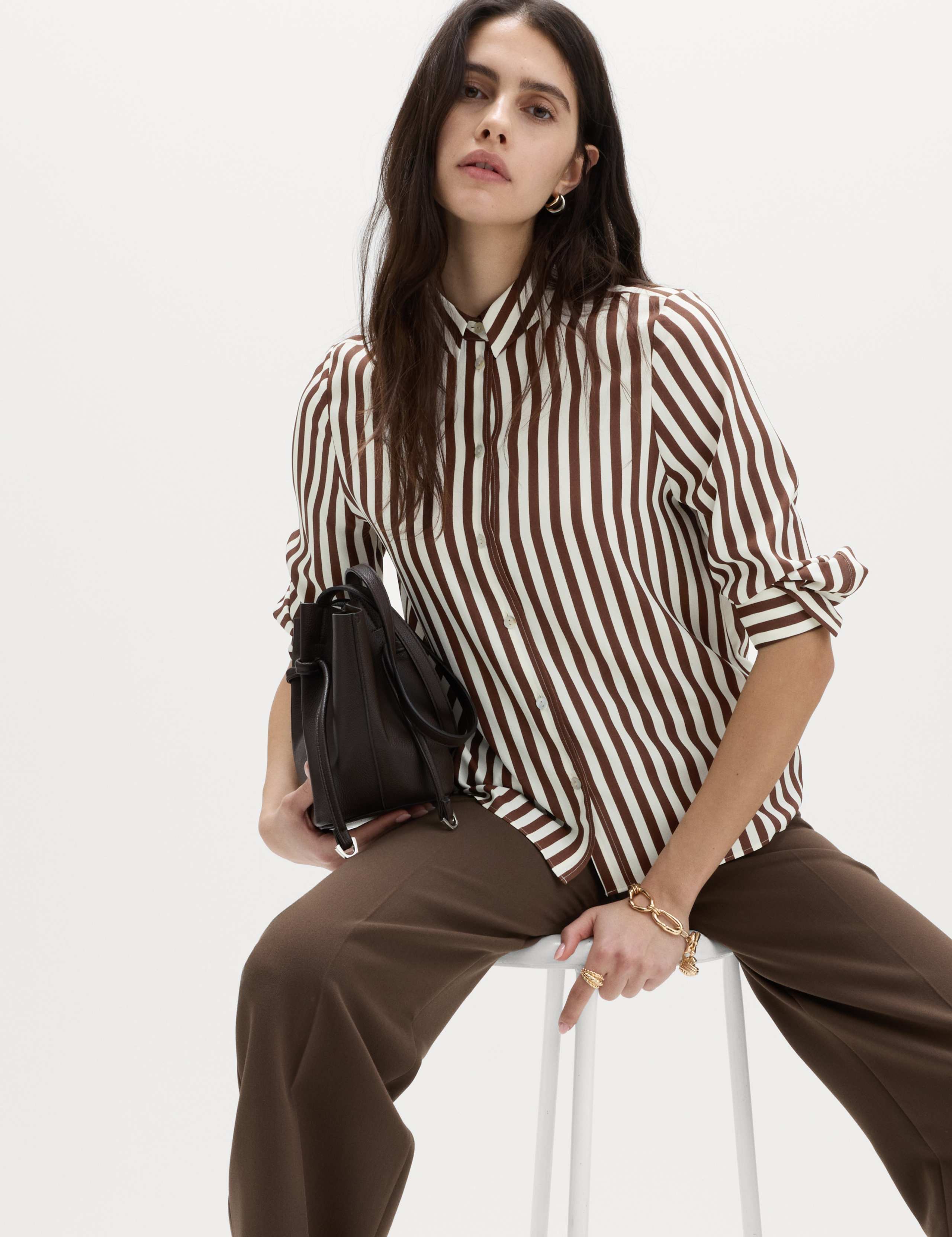 Printed Button Through Shirt