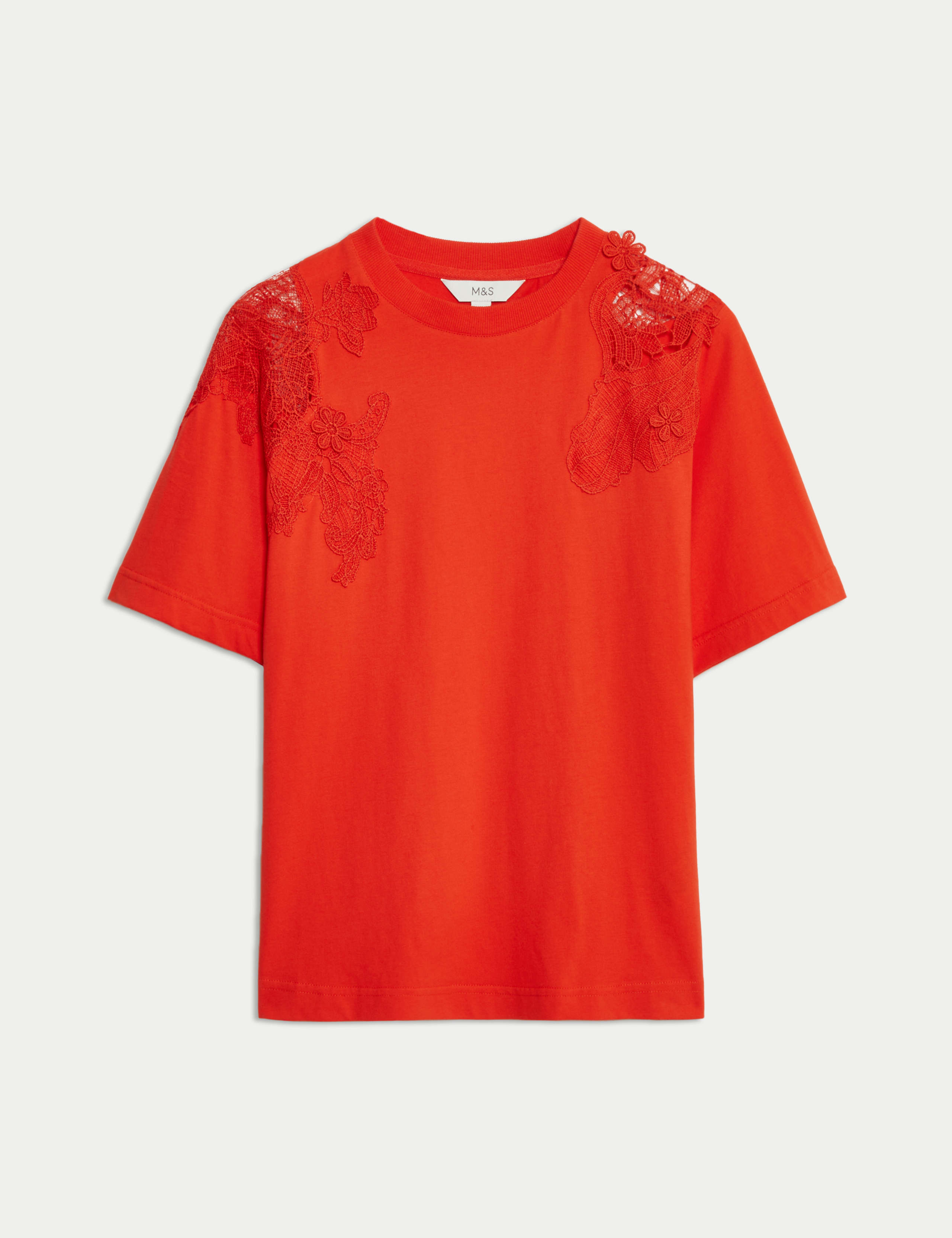 Pure Cotton Embroidered T-Shirt