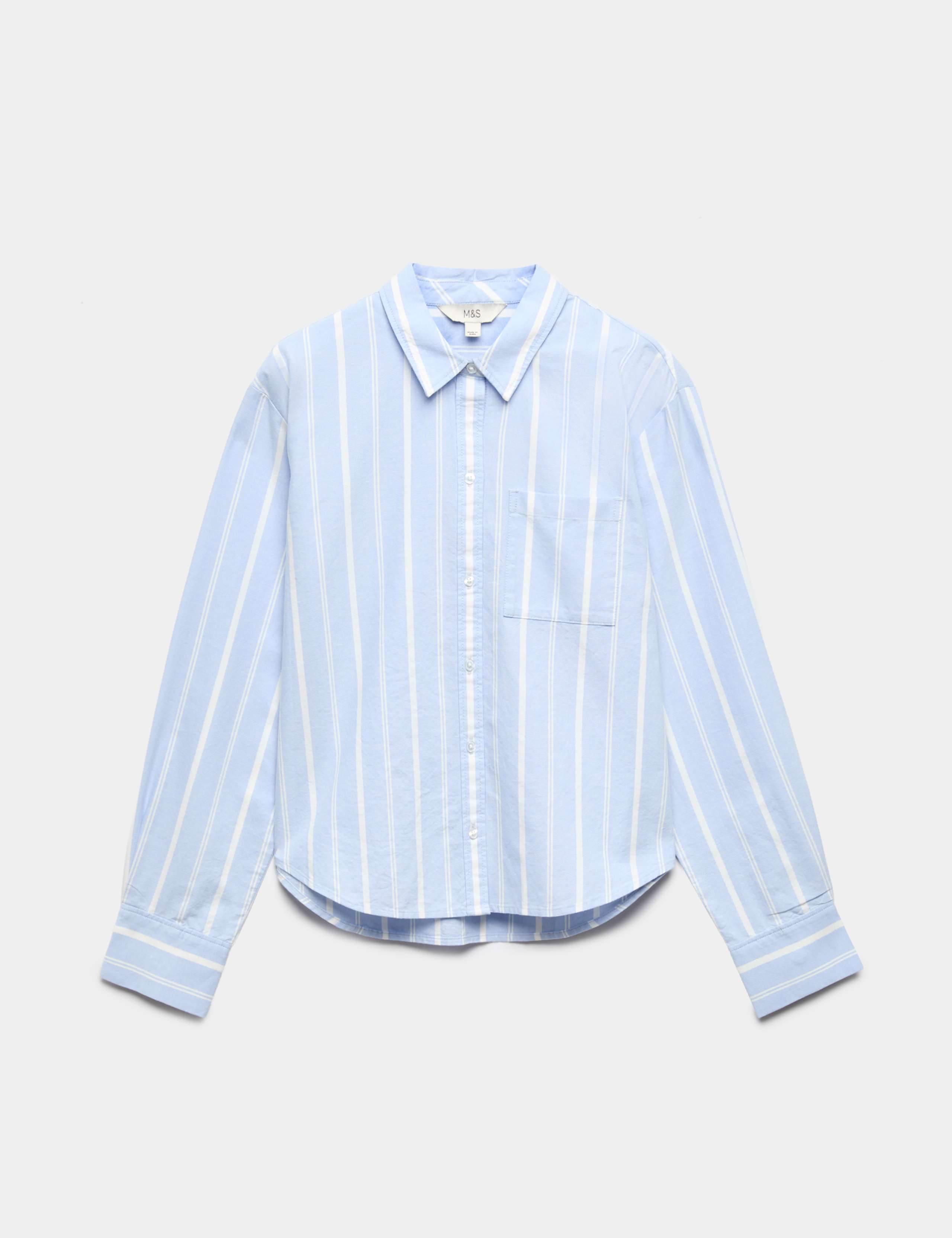 Pure Cotton Striped Oxford Shirt