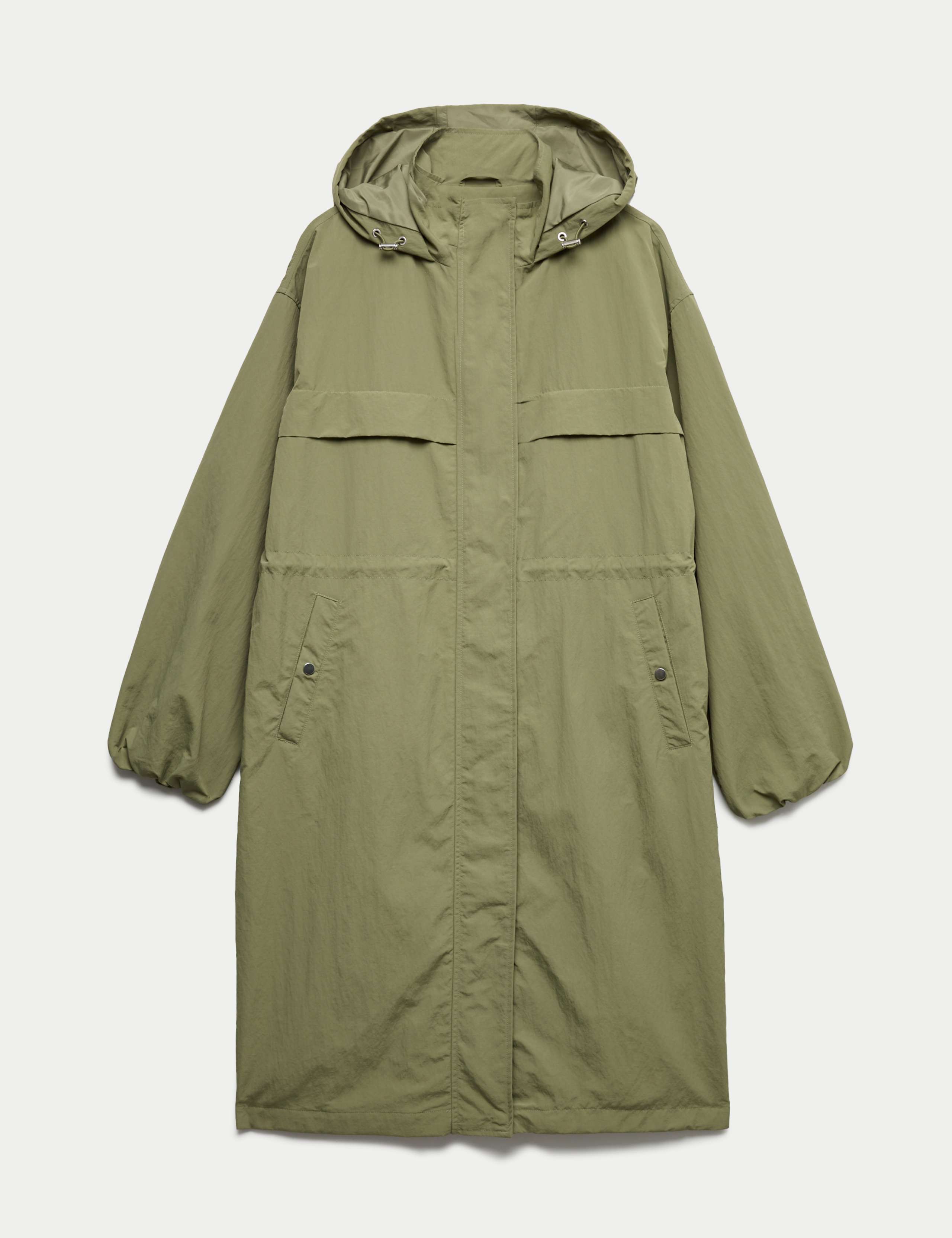Lightweight Hooded Longline Utility Parka