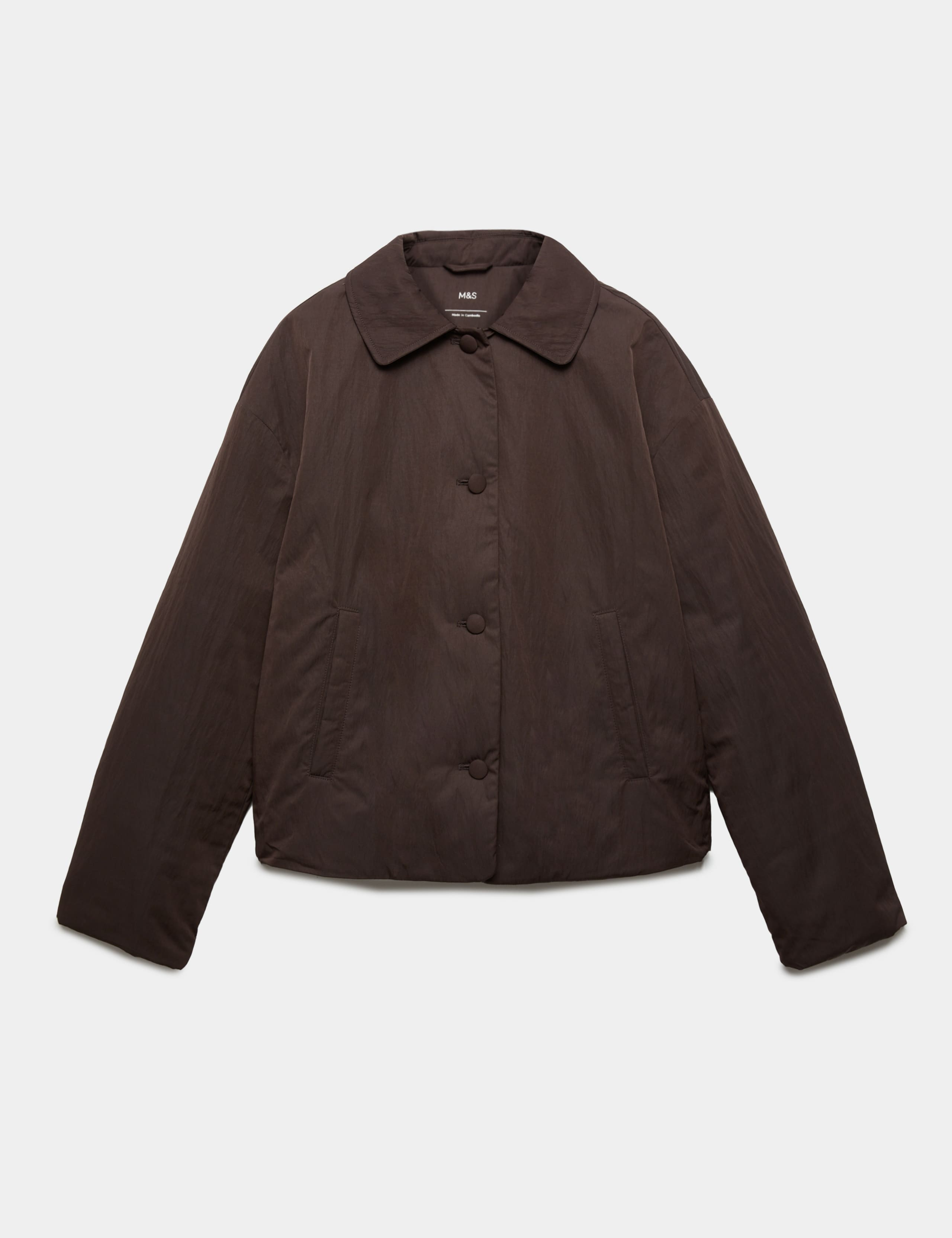 Padded Collared Short Jacket