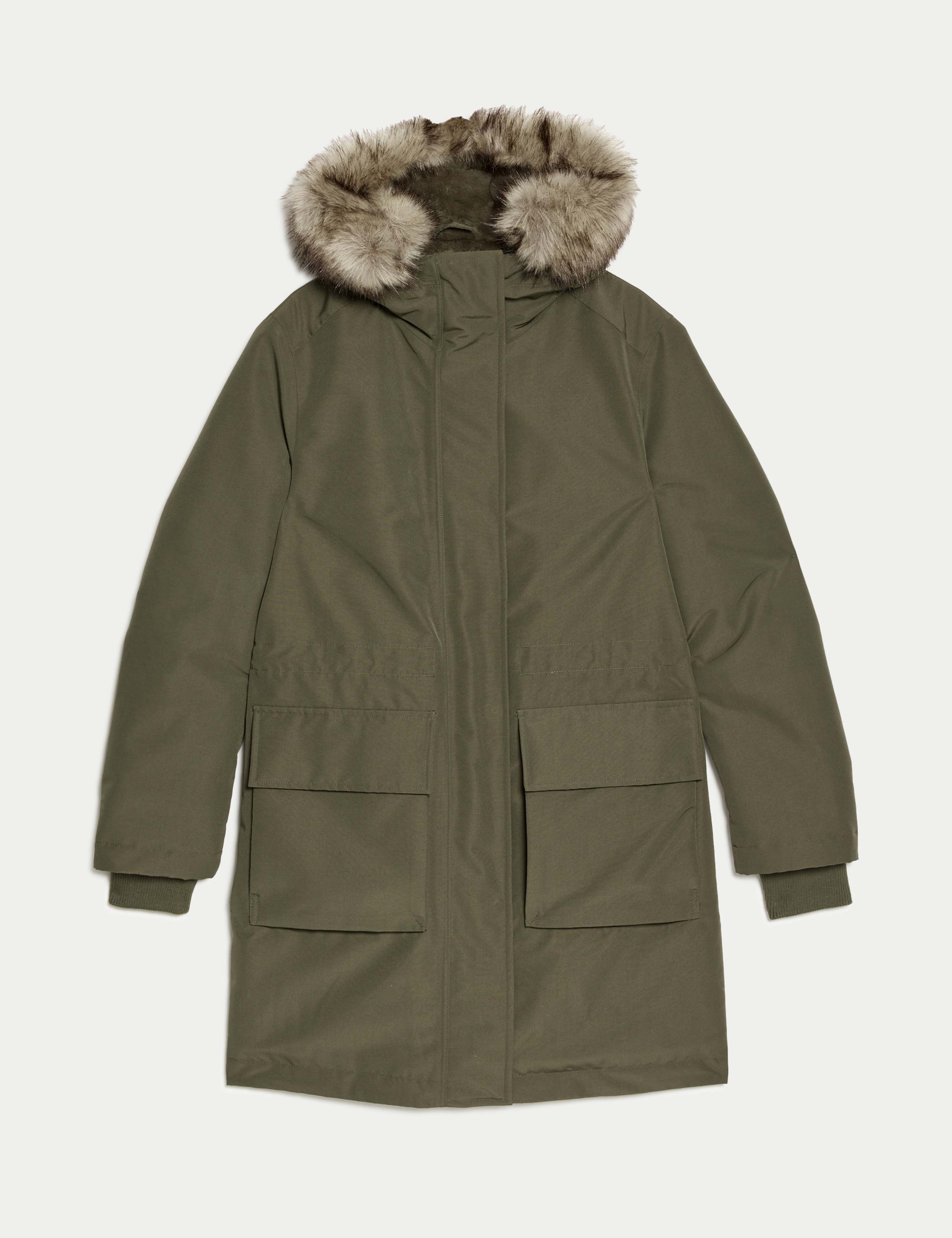 Stormwear™ Ultra Hooded Faux Fur Lined Parka Coat