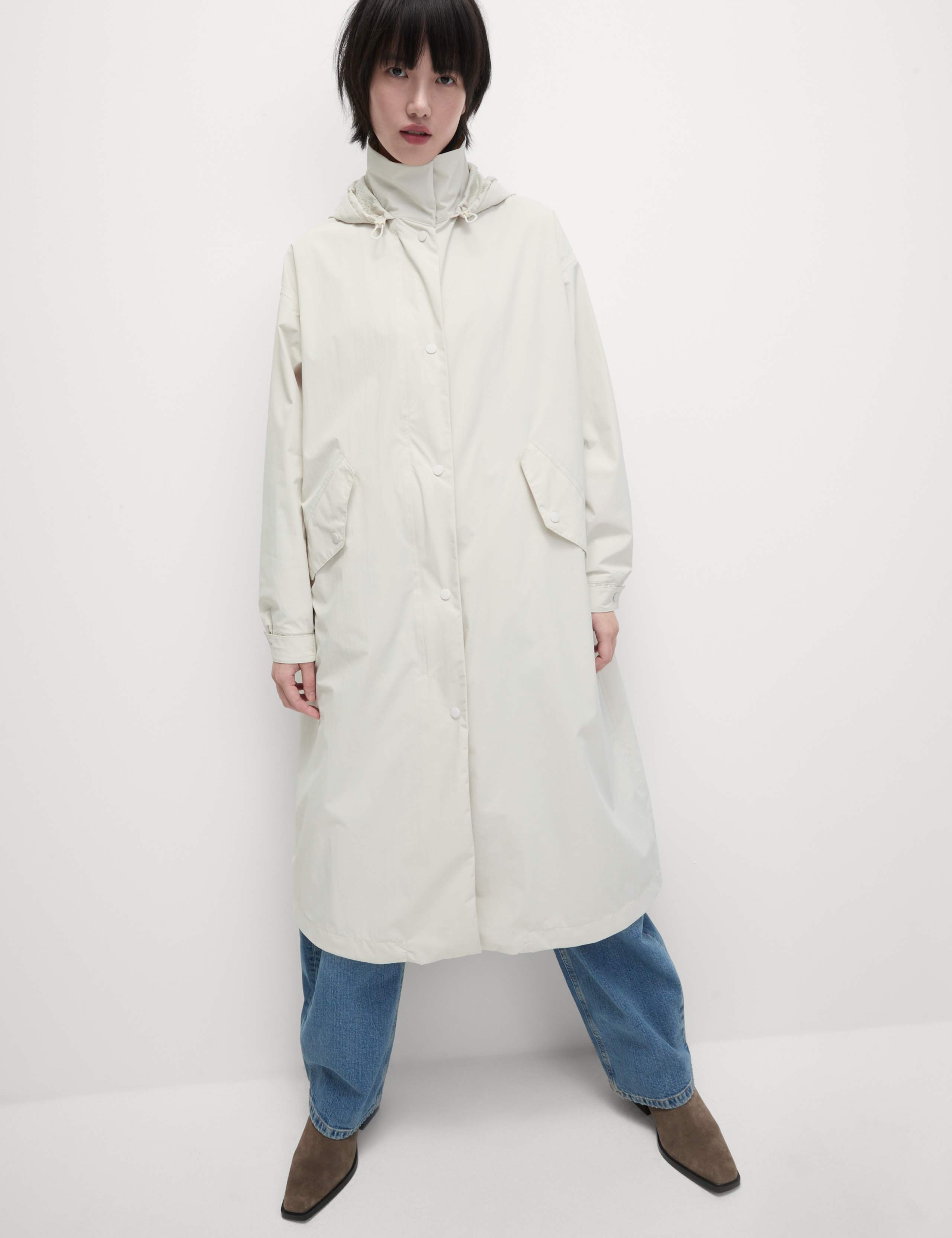 Waterproof Oversized  Longline Parka Coat