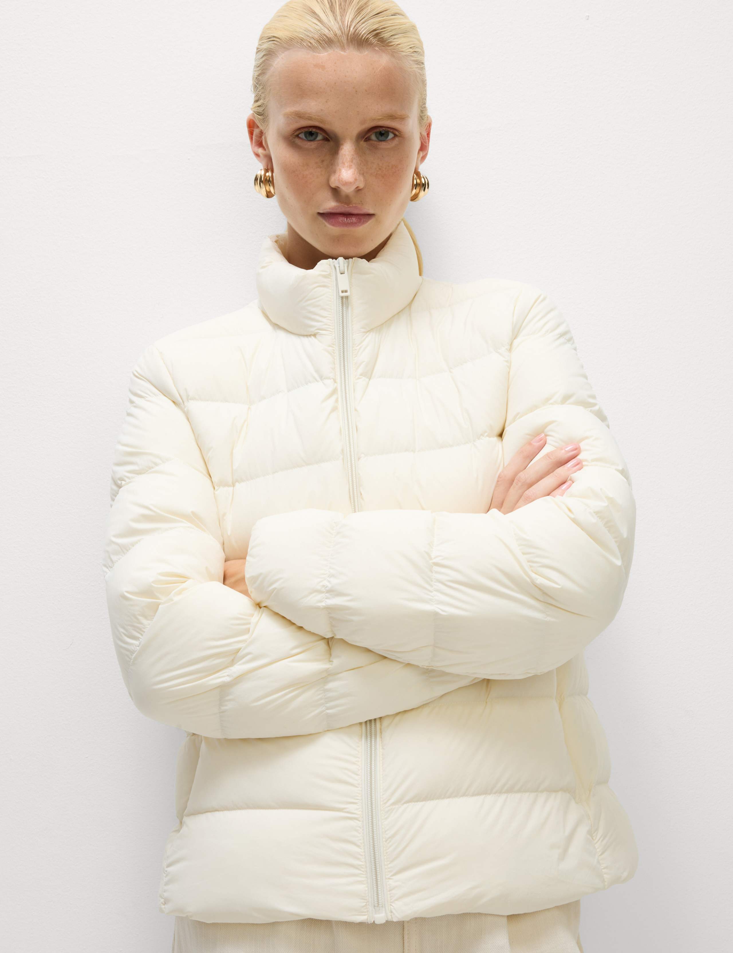 Feather & Down Packaway Puffer Jacket