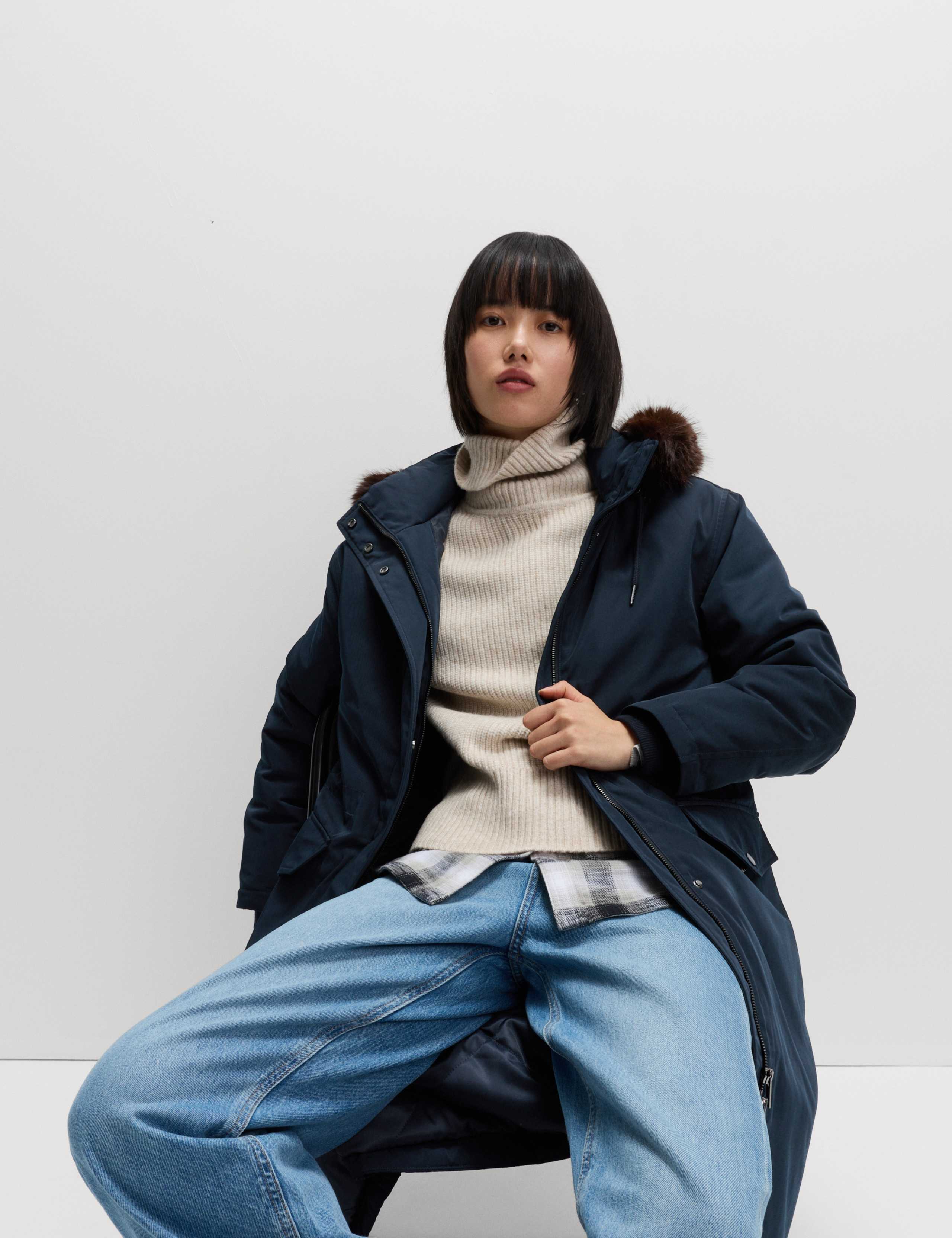 Technical Stormwear™ Hooded Longline Parka Coat