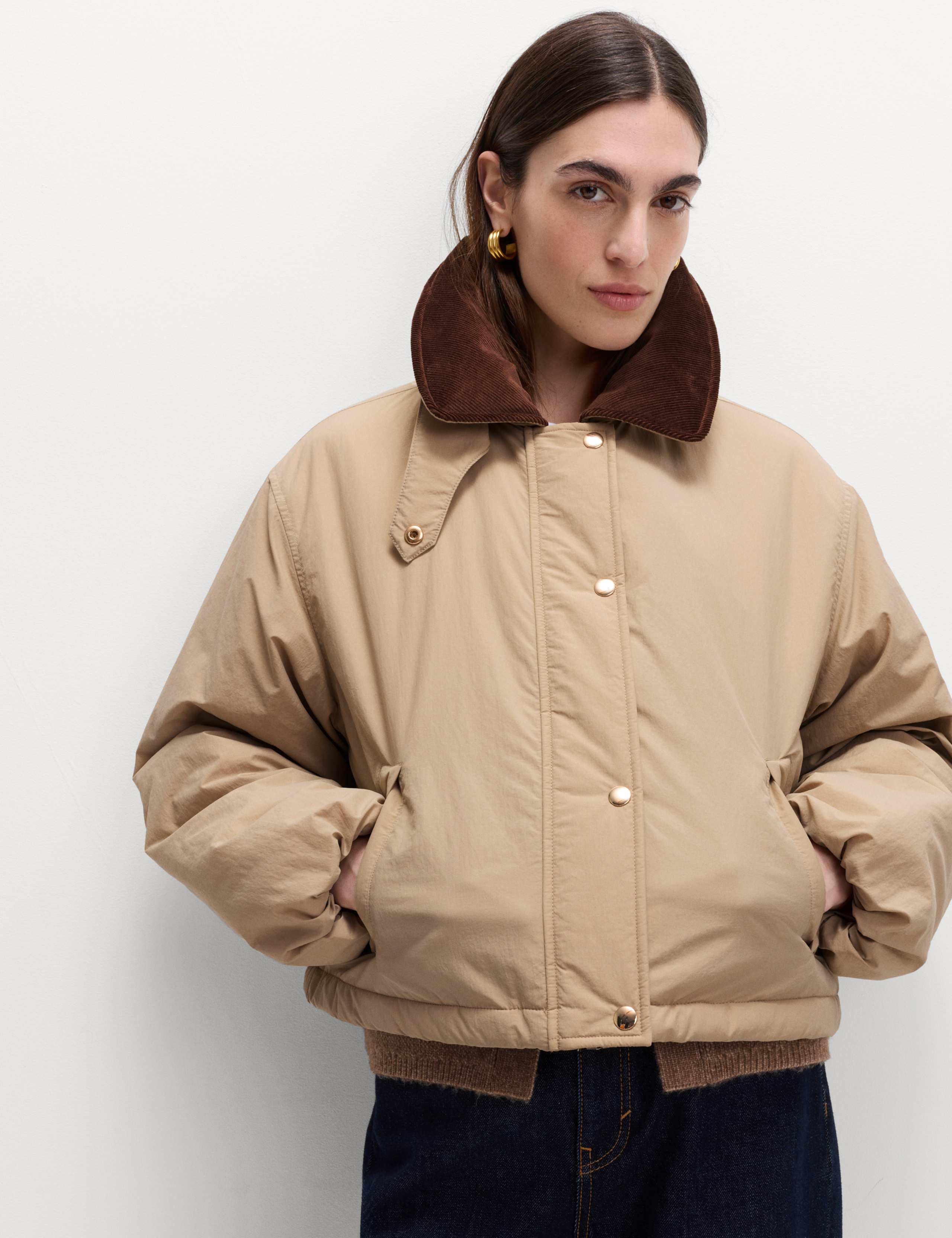 Cotton Blend Thermowarmth™ Puffer Jacket