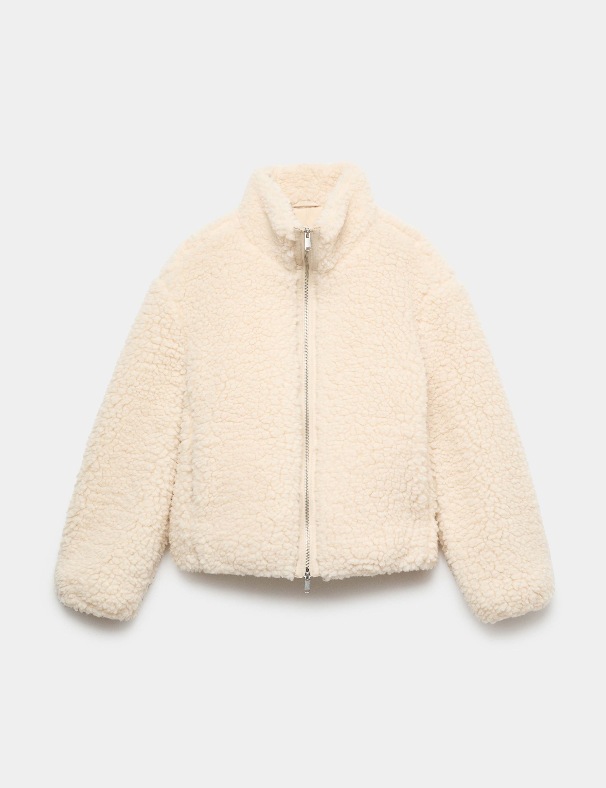 Borg Funnel Neck Jacket