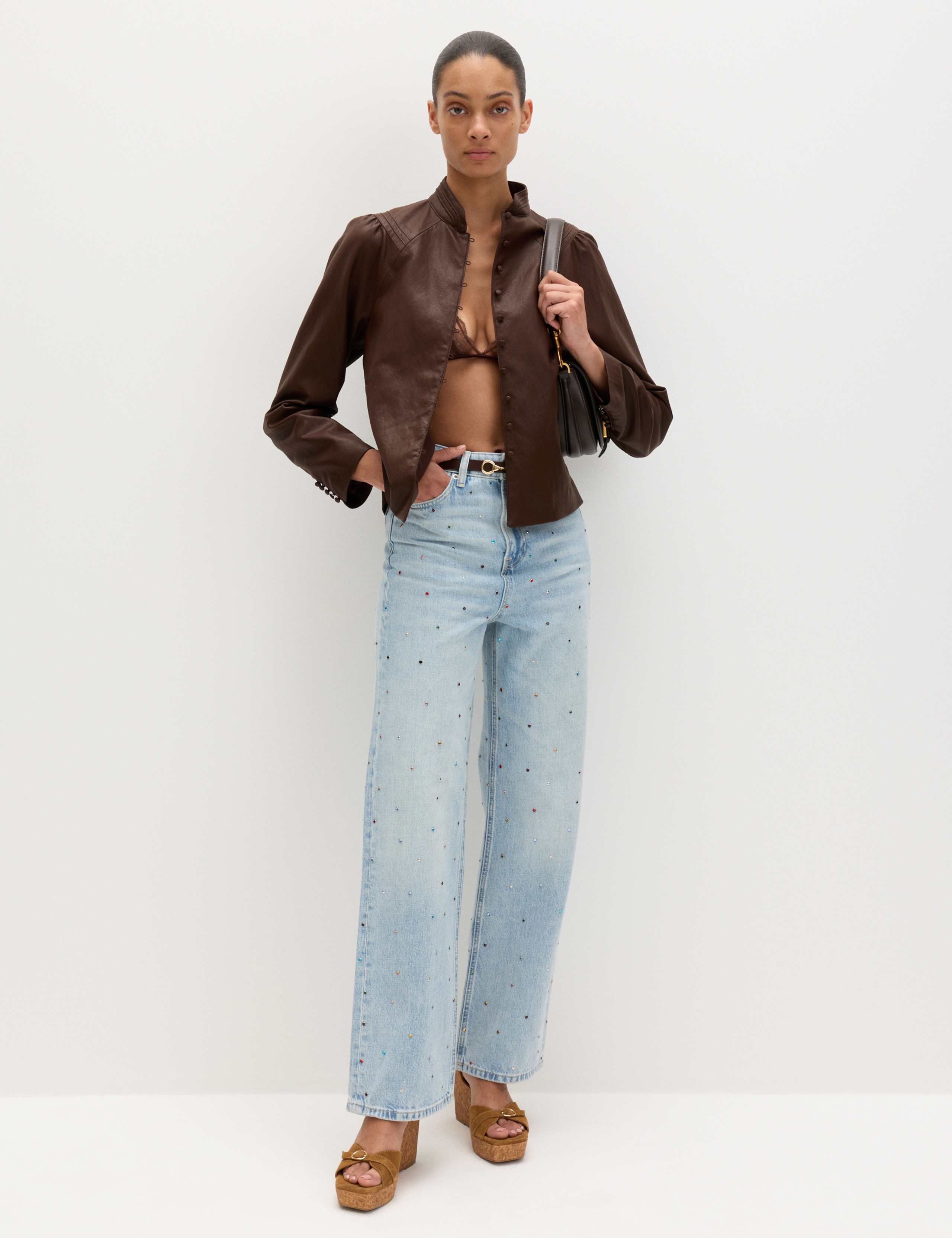 Faux Leather Jacket