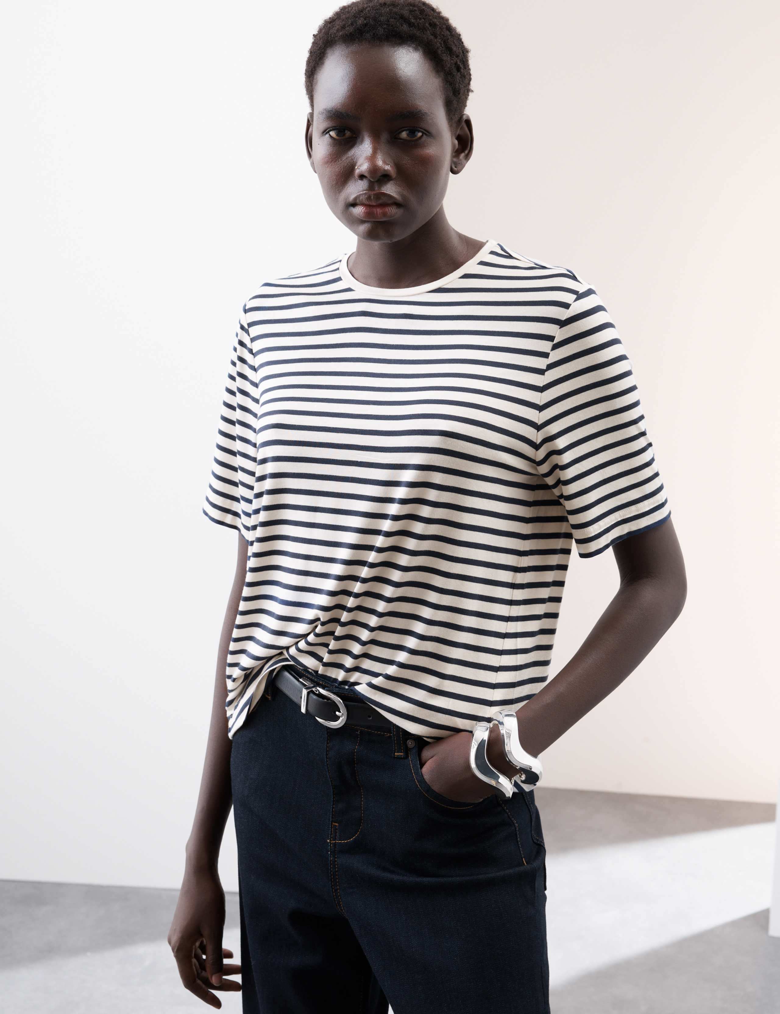 Striped Jersey T-Shirt