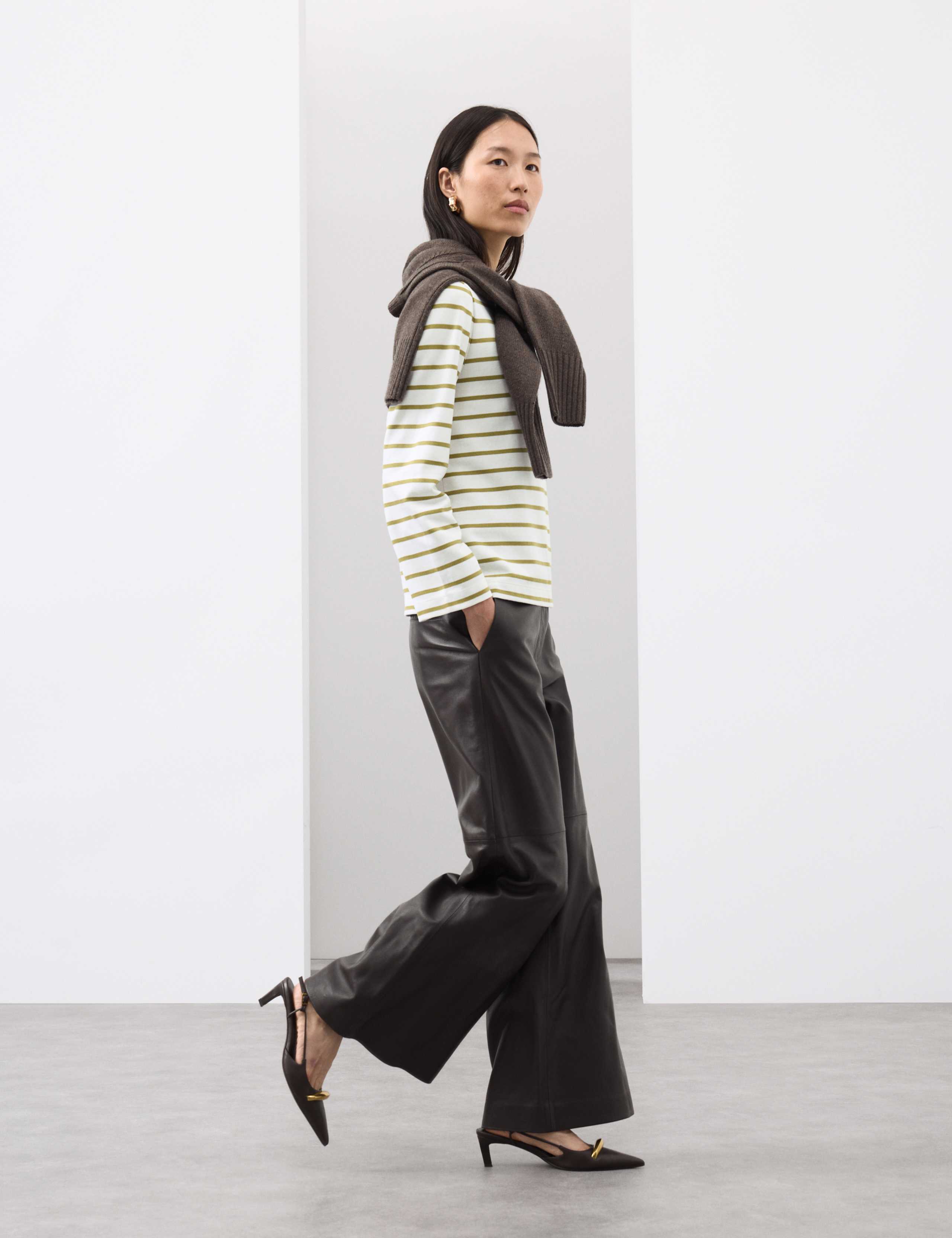 Cotton Rich Striped Top