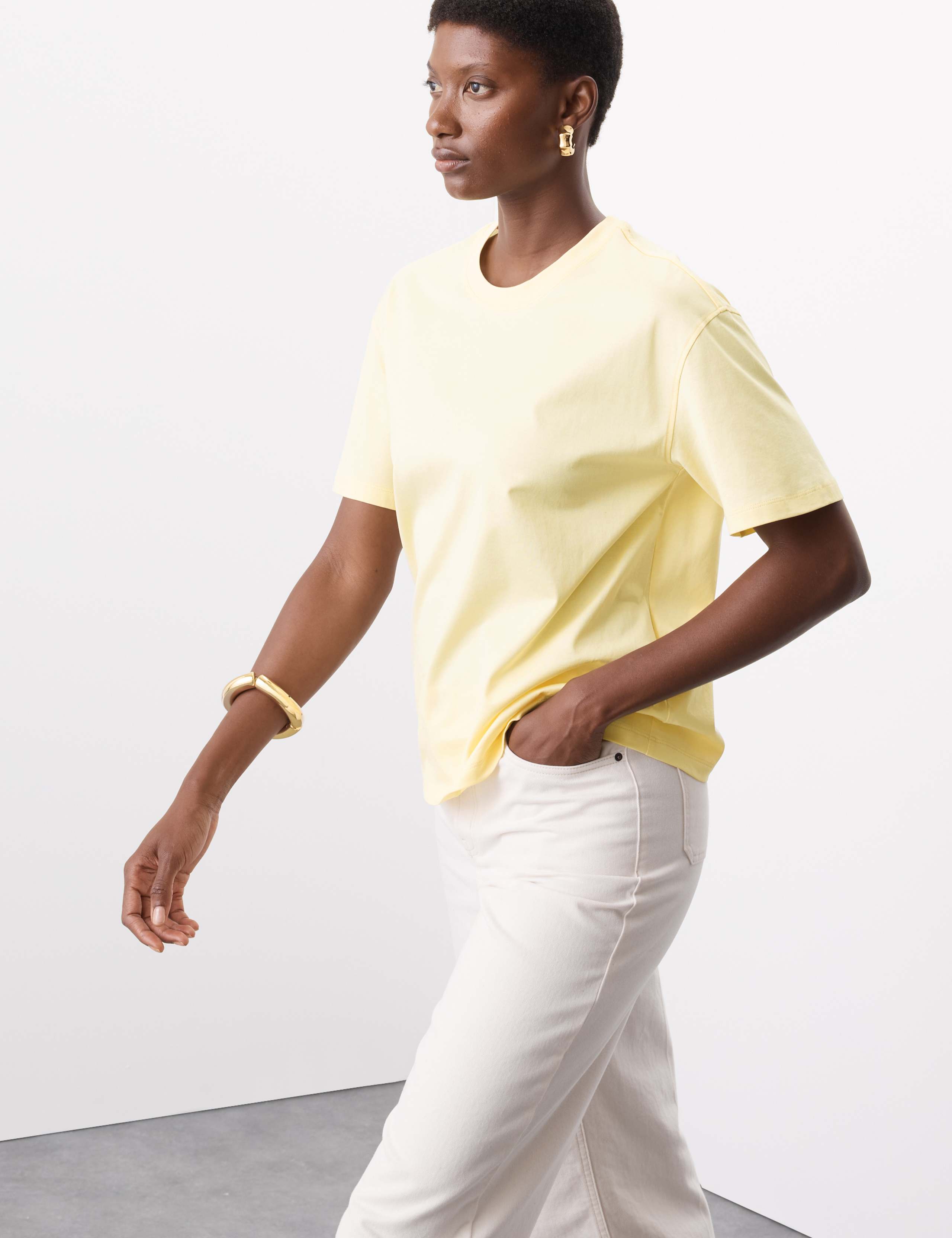Pure Cotton Relaxed T-Shirt