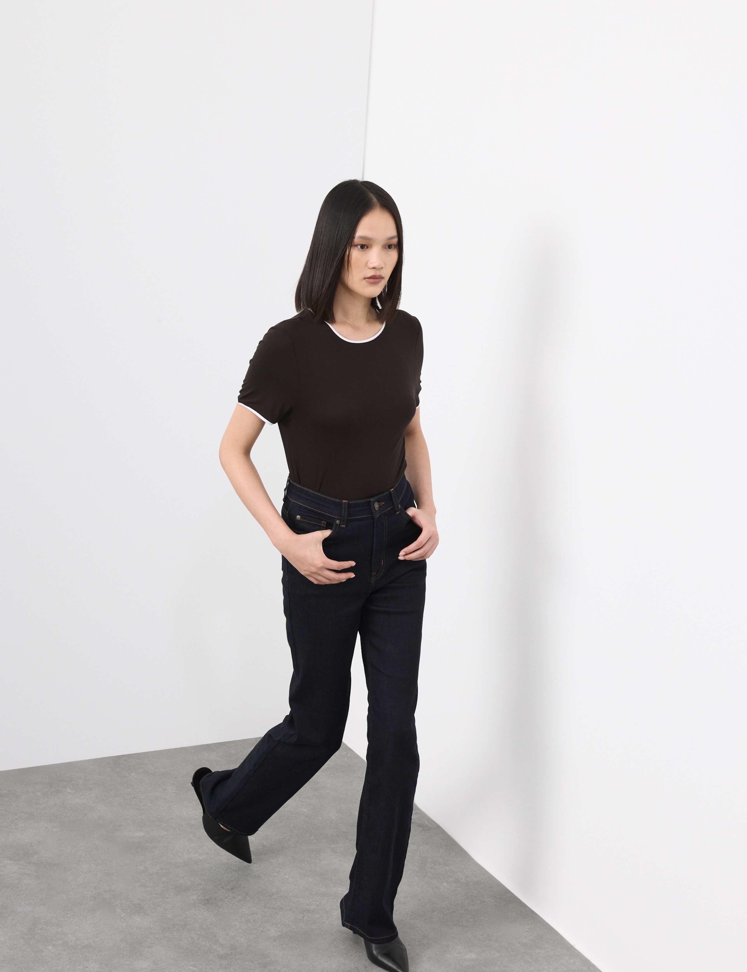 Jersey Contrast Slim Fit T-Shirt