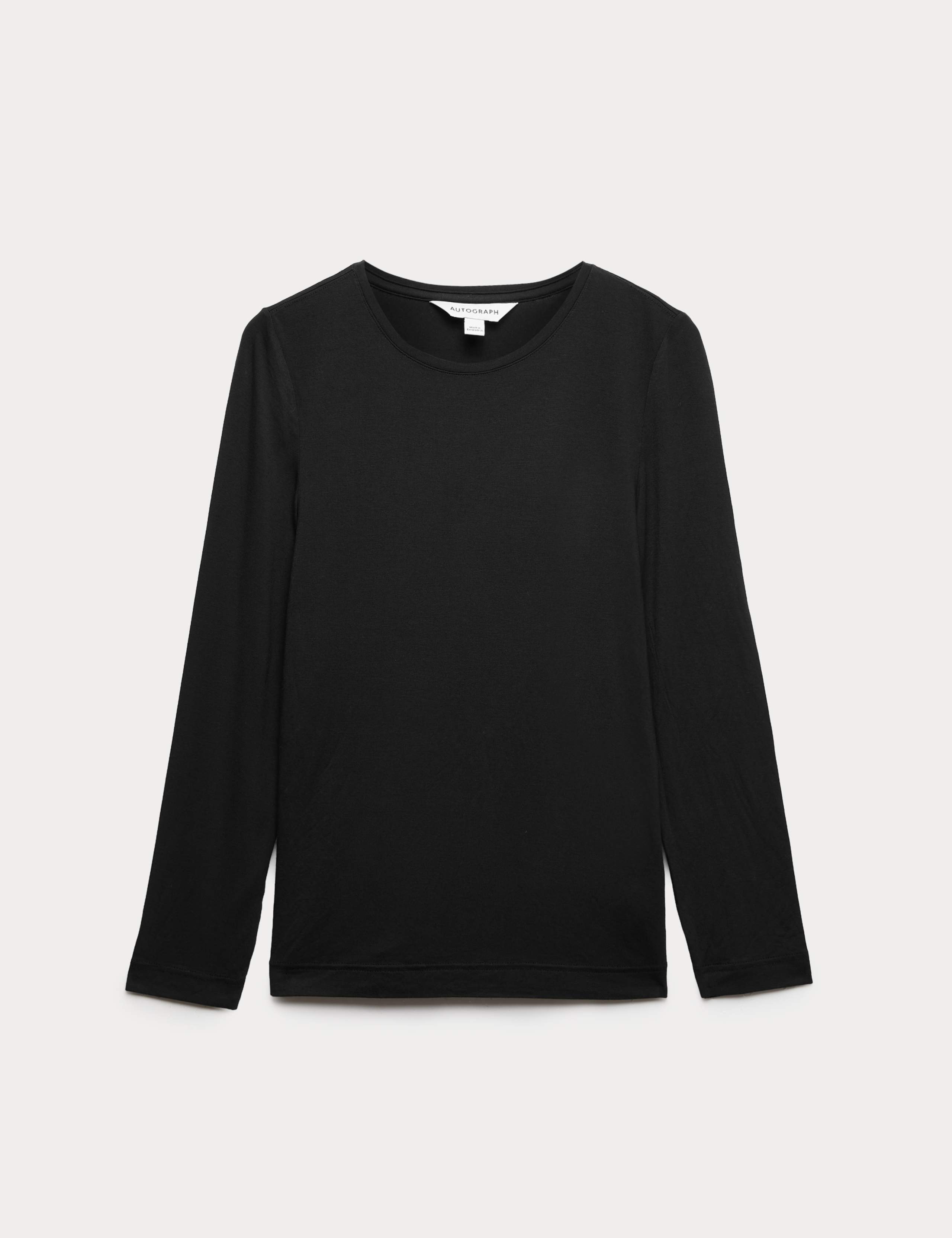 Jersey Crew Neck Top