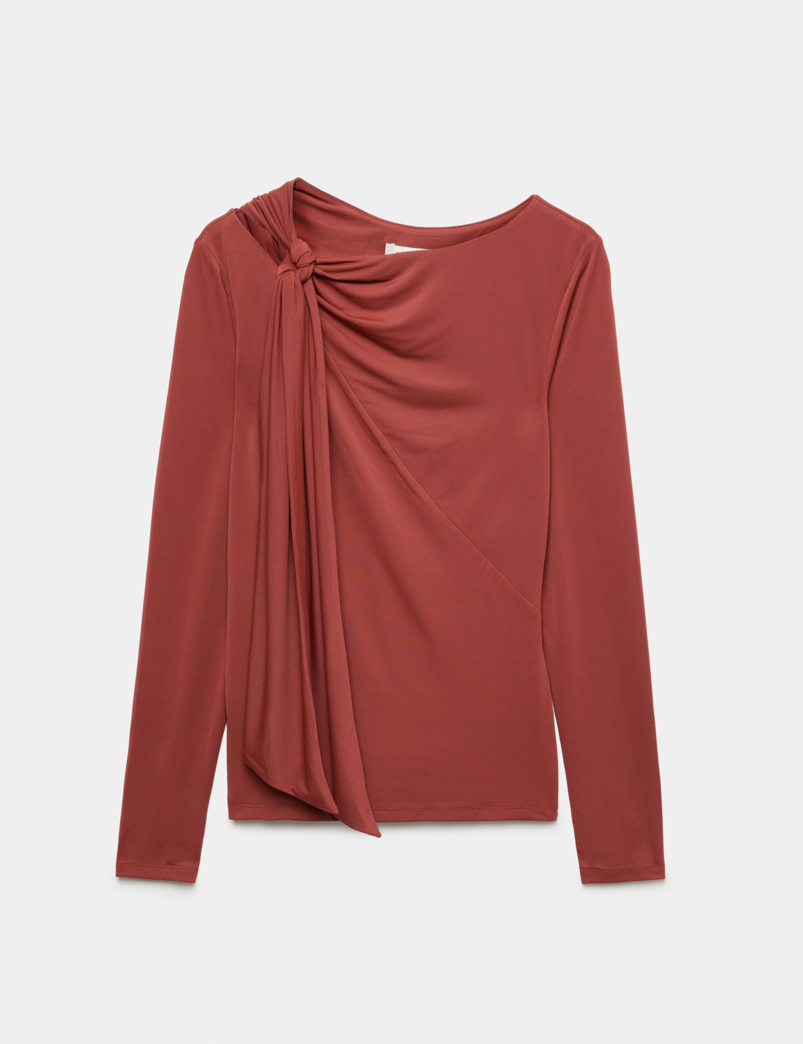 Sequin Round Neck Fringe Detail Shell Top