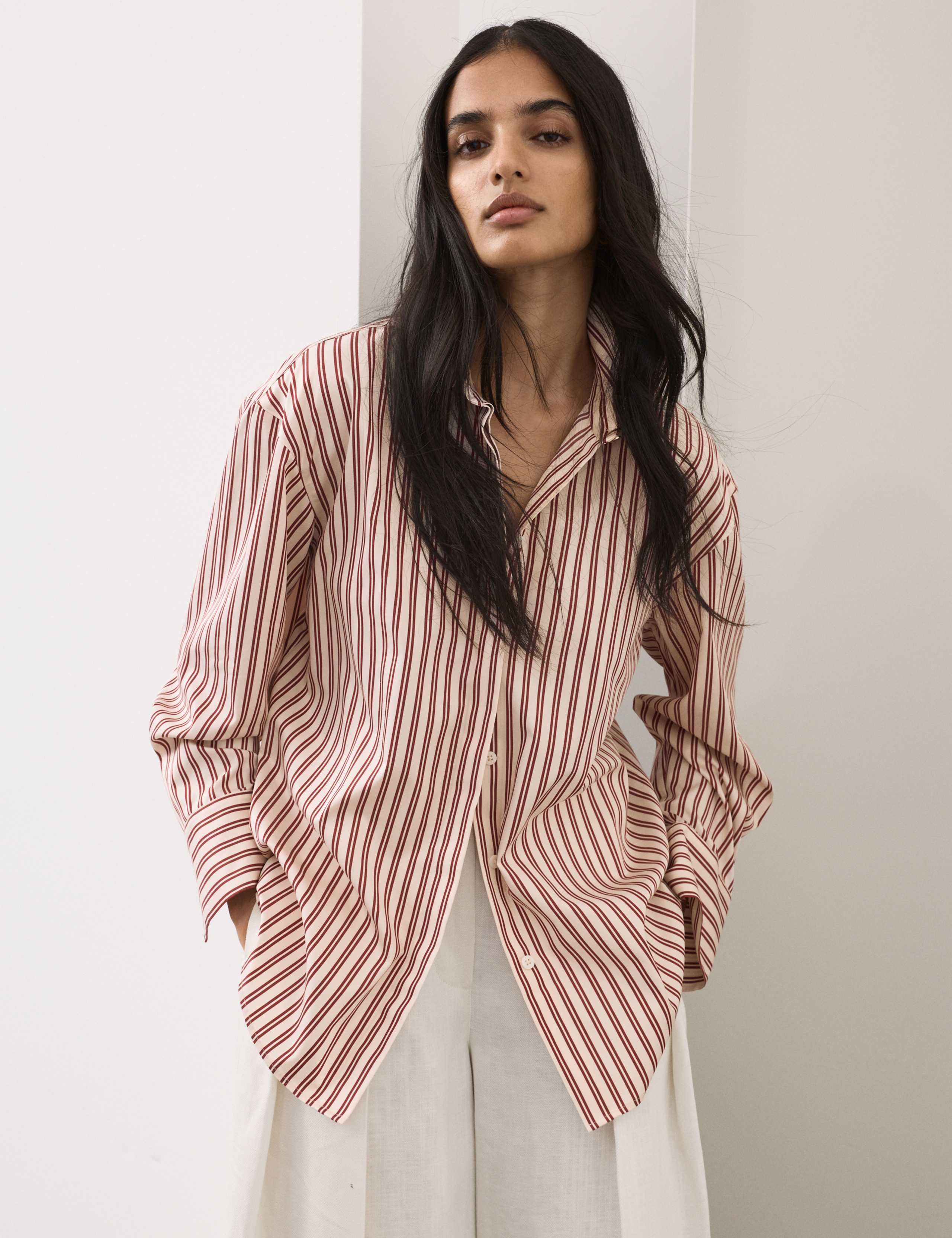 Pure Cotton Striped Shirt