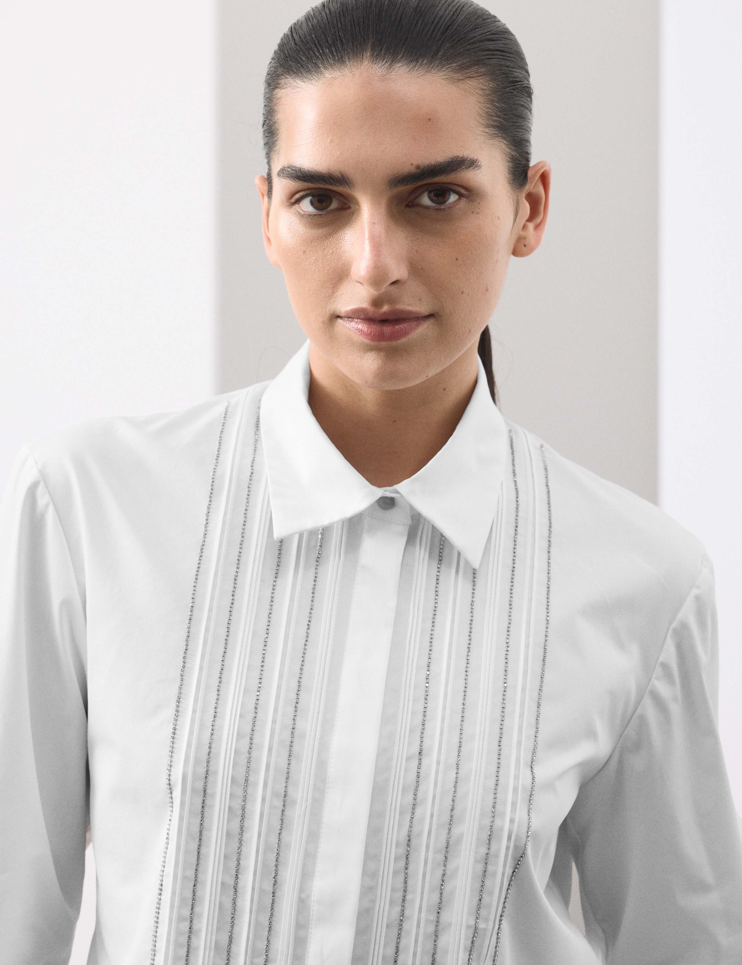 Pure Cotton Embellished Shirt