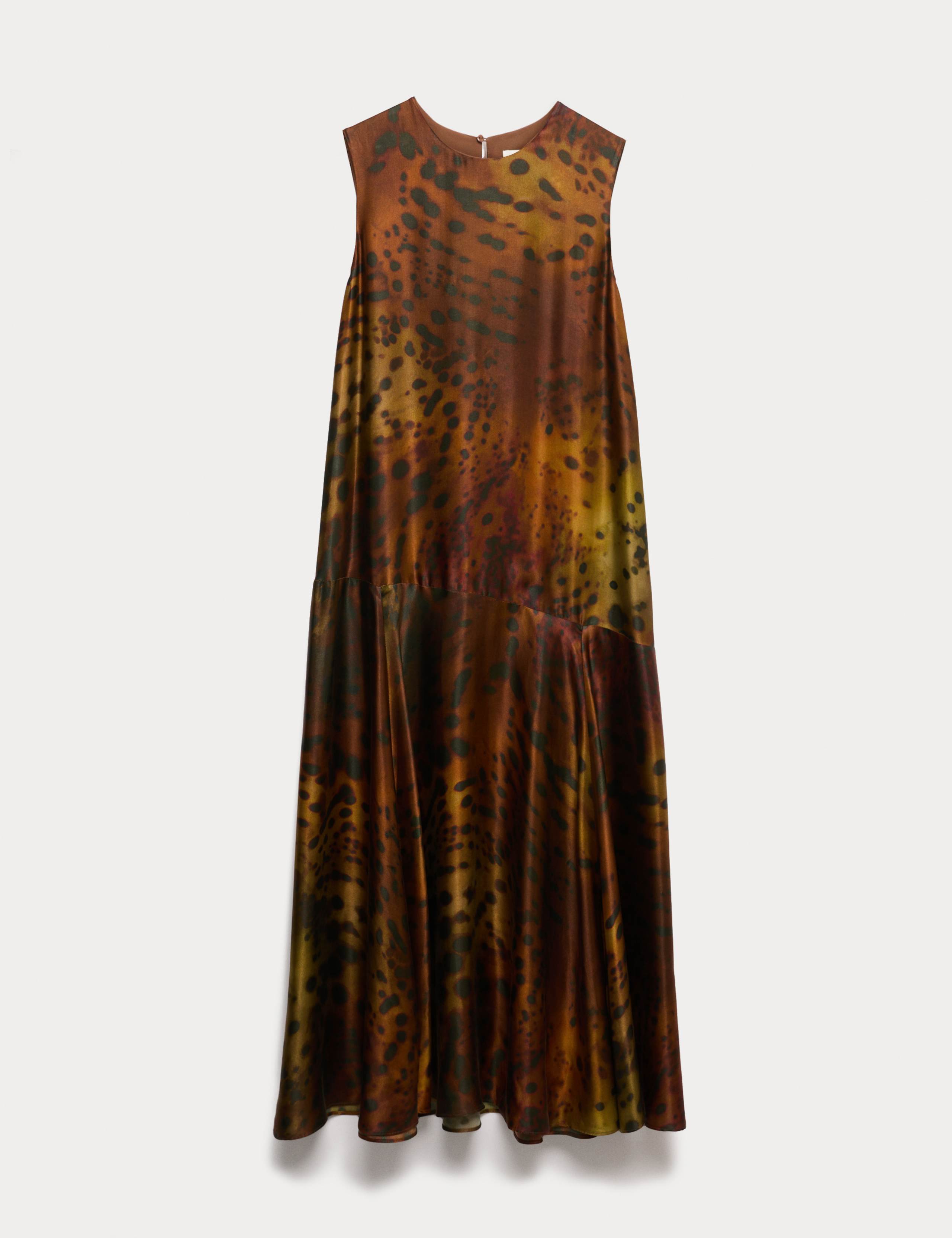 Animal Print Midaxi Column Dress