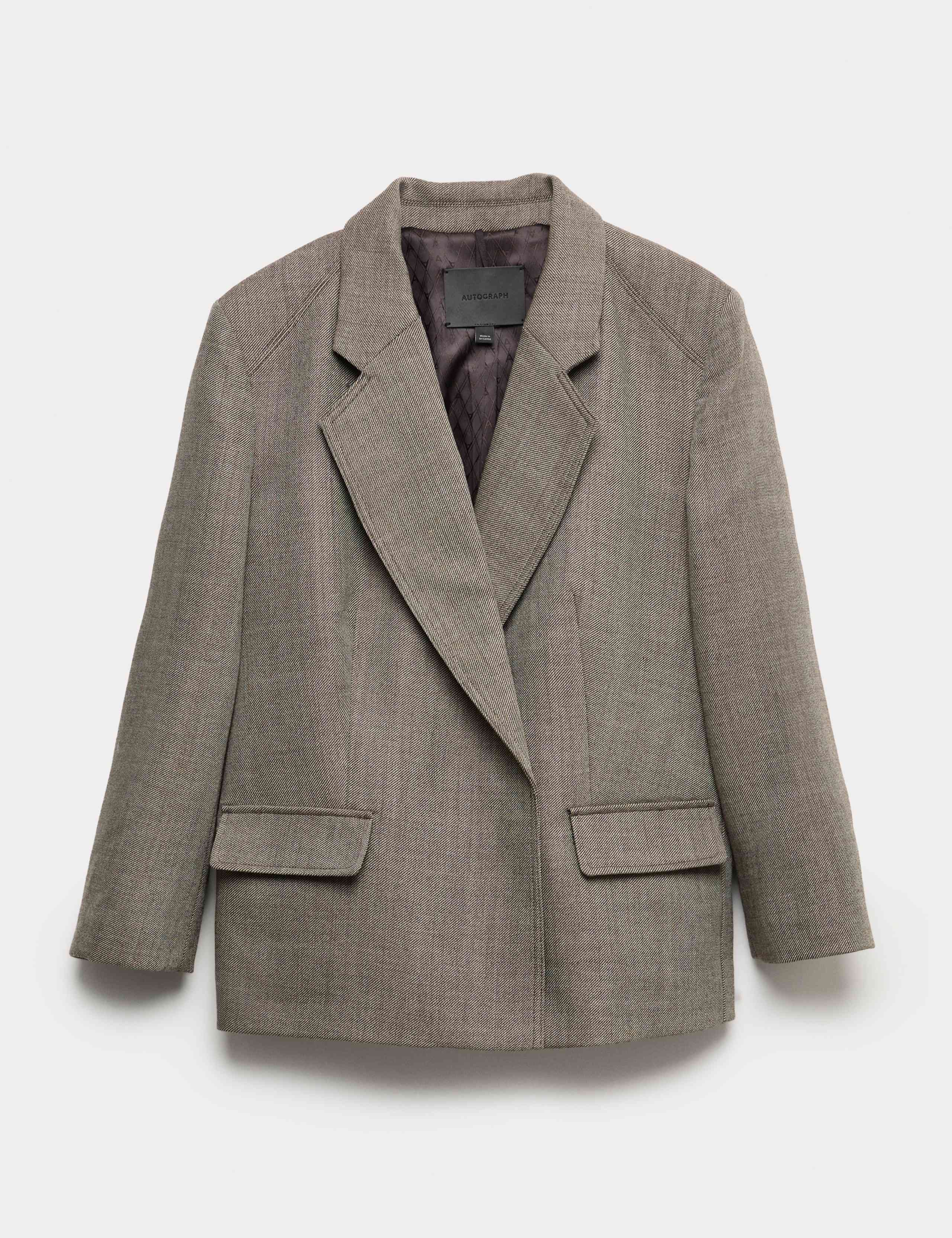 Pure Wool Relaxed Blazer