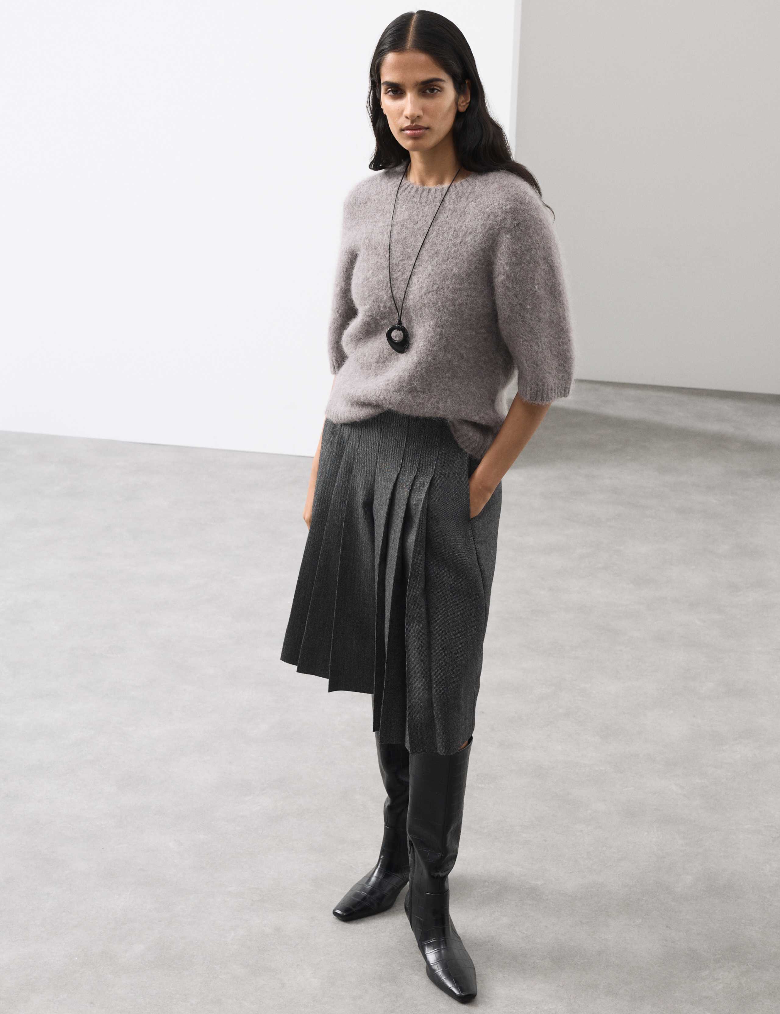 Alpaca Rich Knitted Top