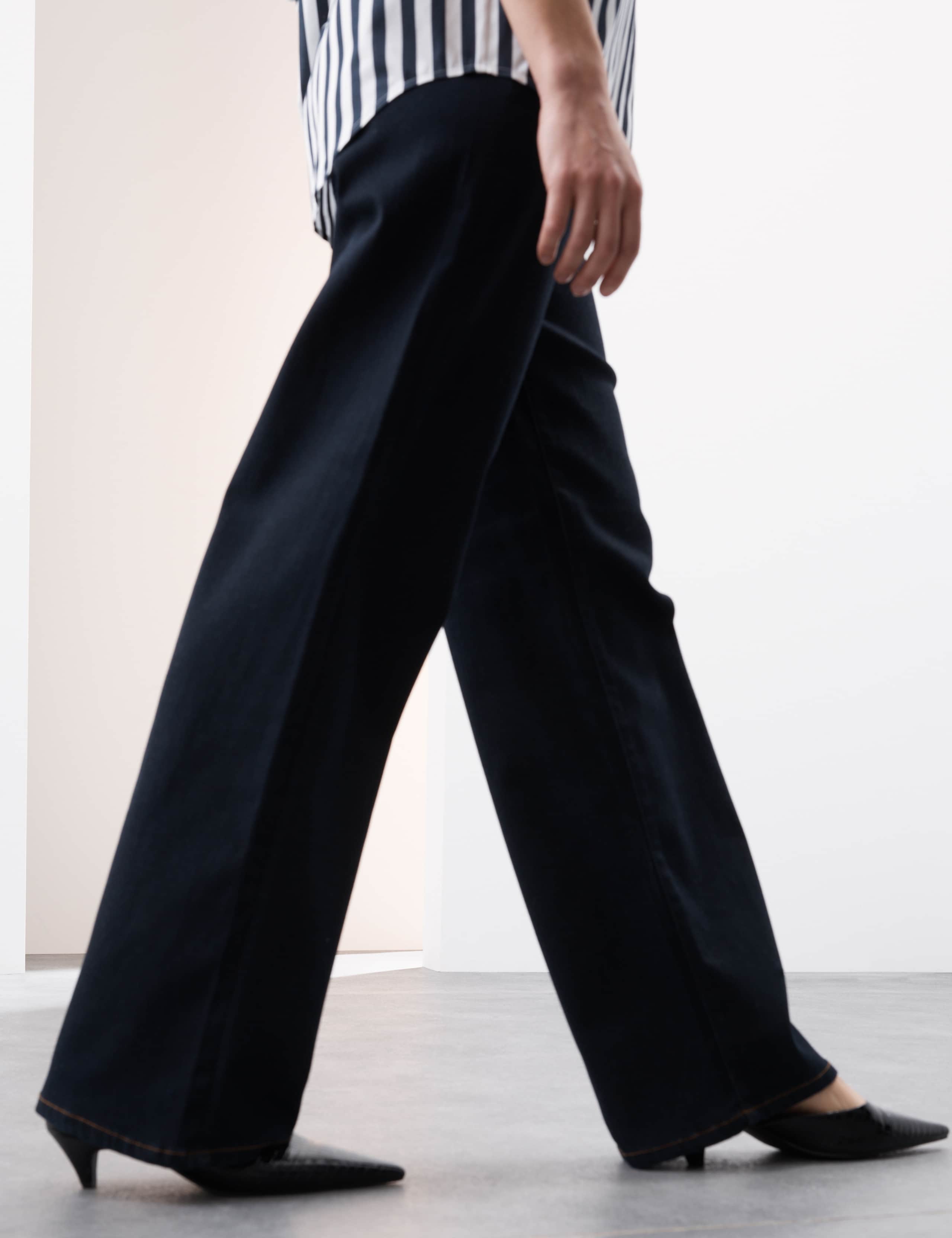 High Waisted Wide Leg Jeans