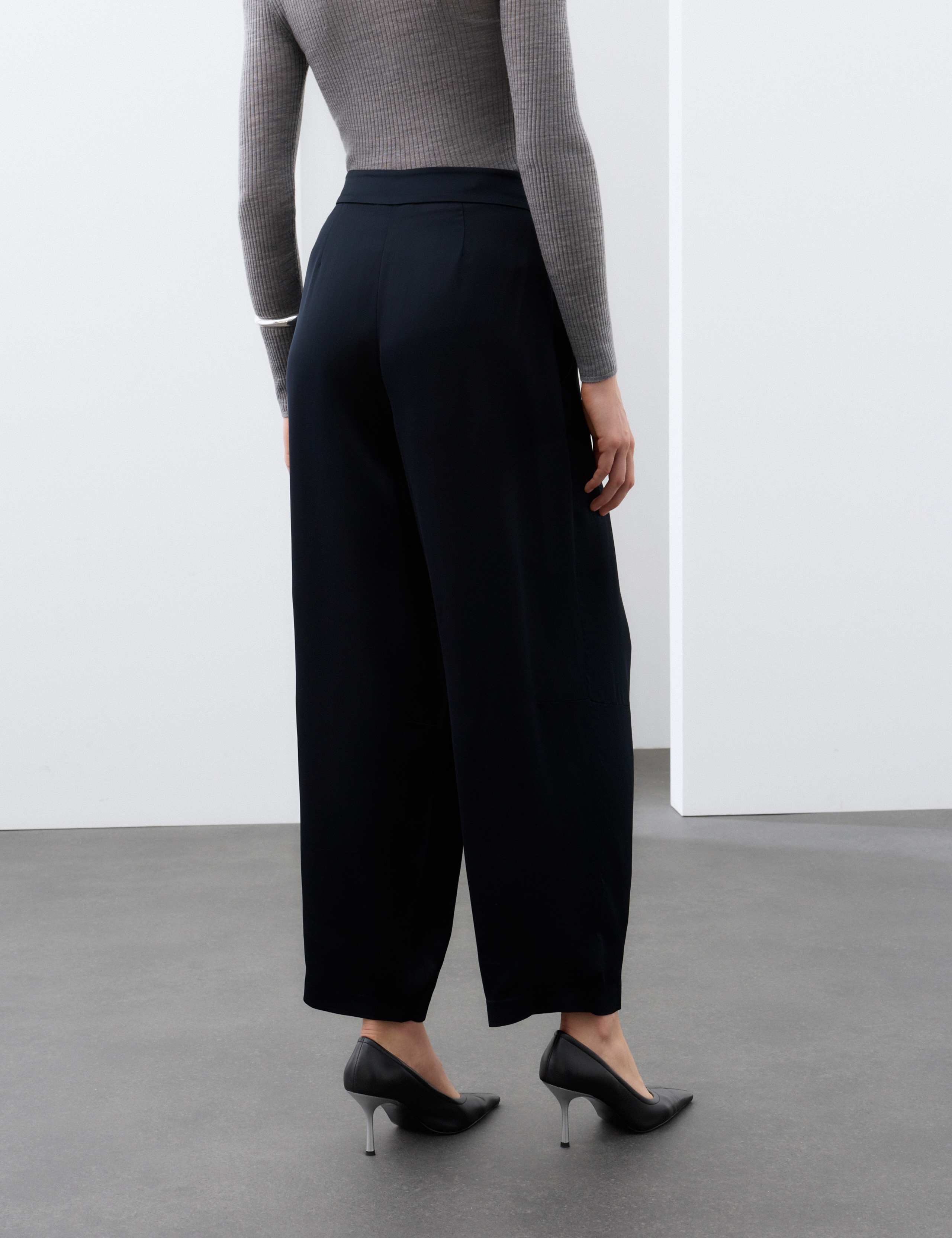Satin Blouse & Trousers Set 4 of 6