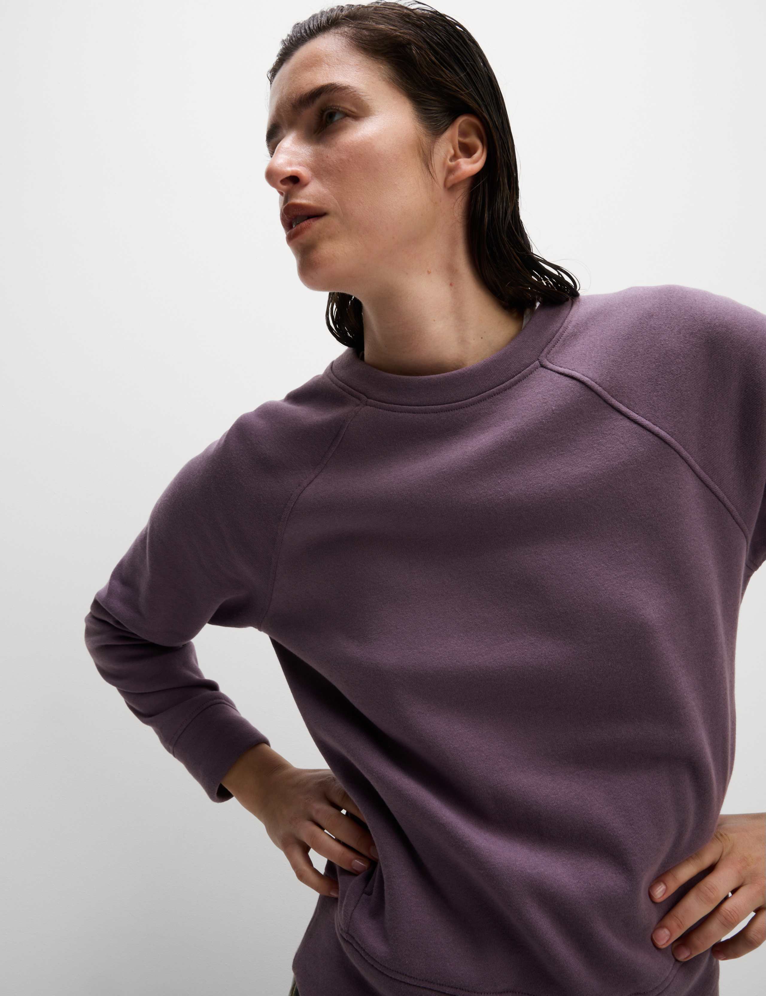 Cotton Rich Crew Neck Sweatshirt