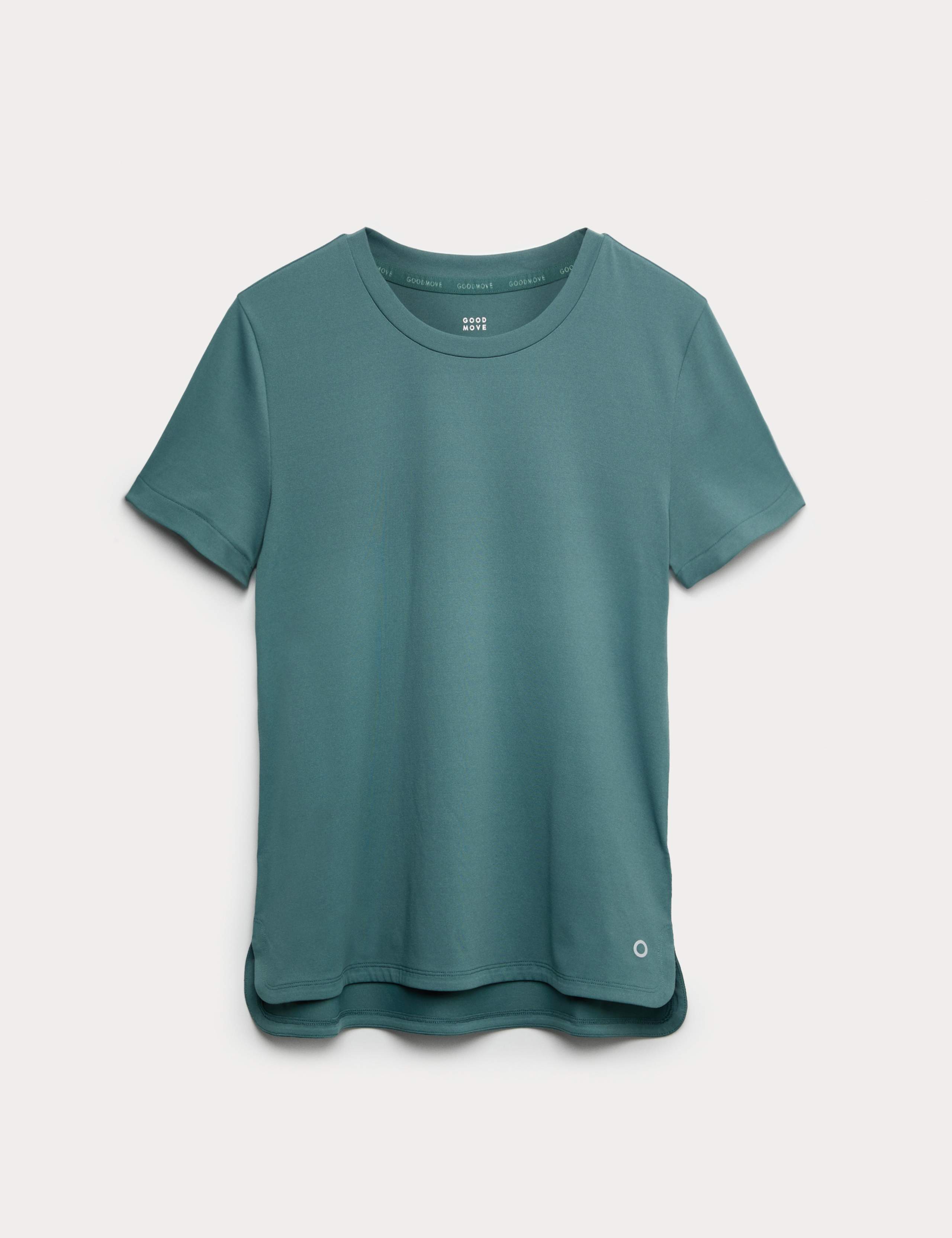 Scoop Neck Fitted T-Shirt