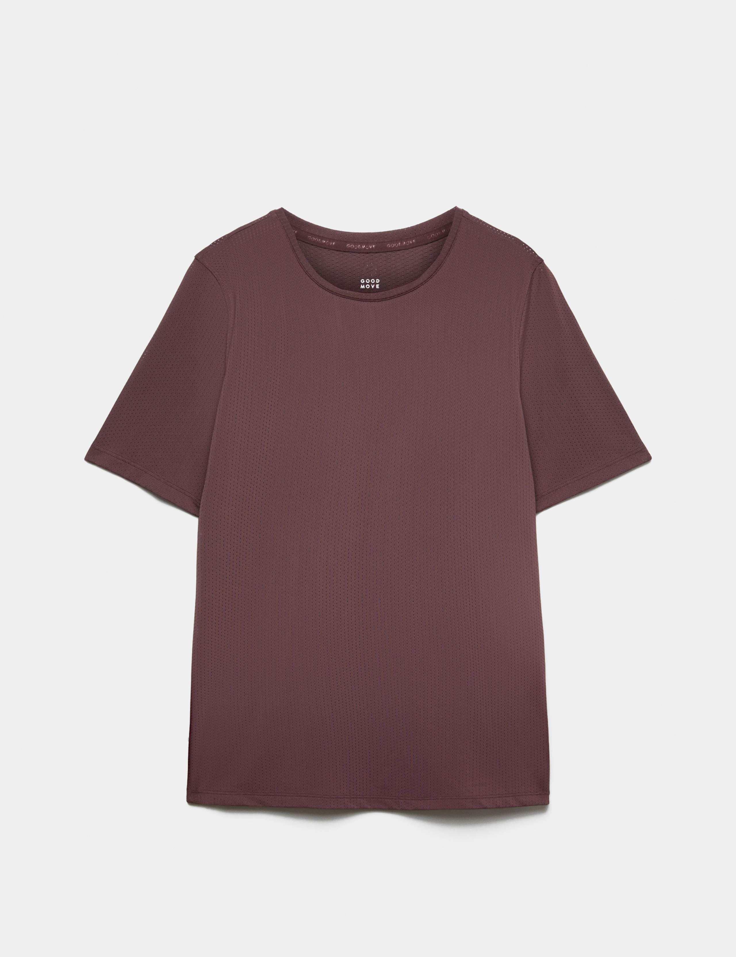 Round Neck Mesh Relaxed T-shirt