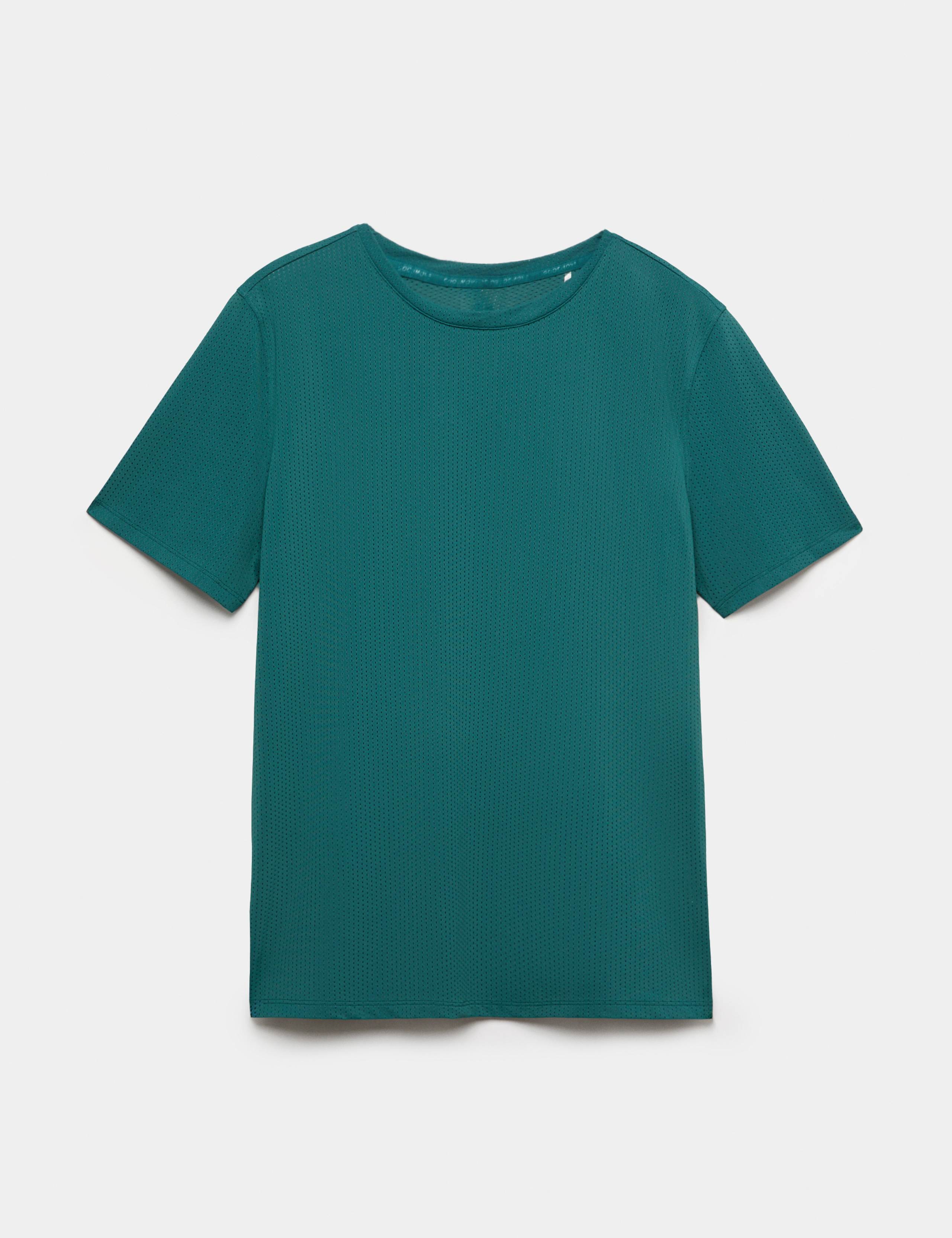 Round Neck Mesh Relaxed T-shirt