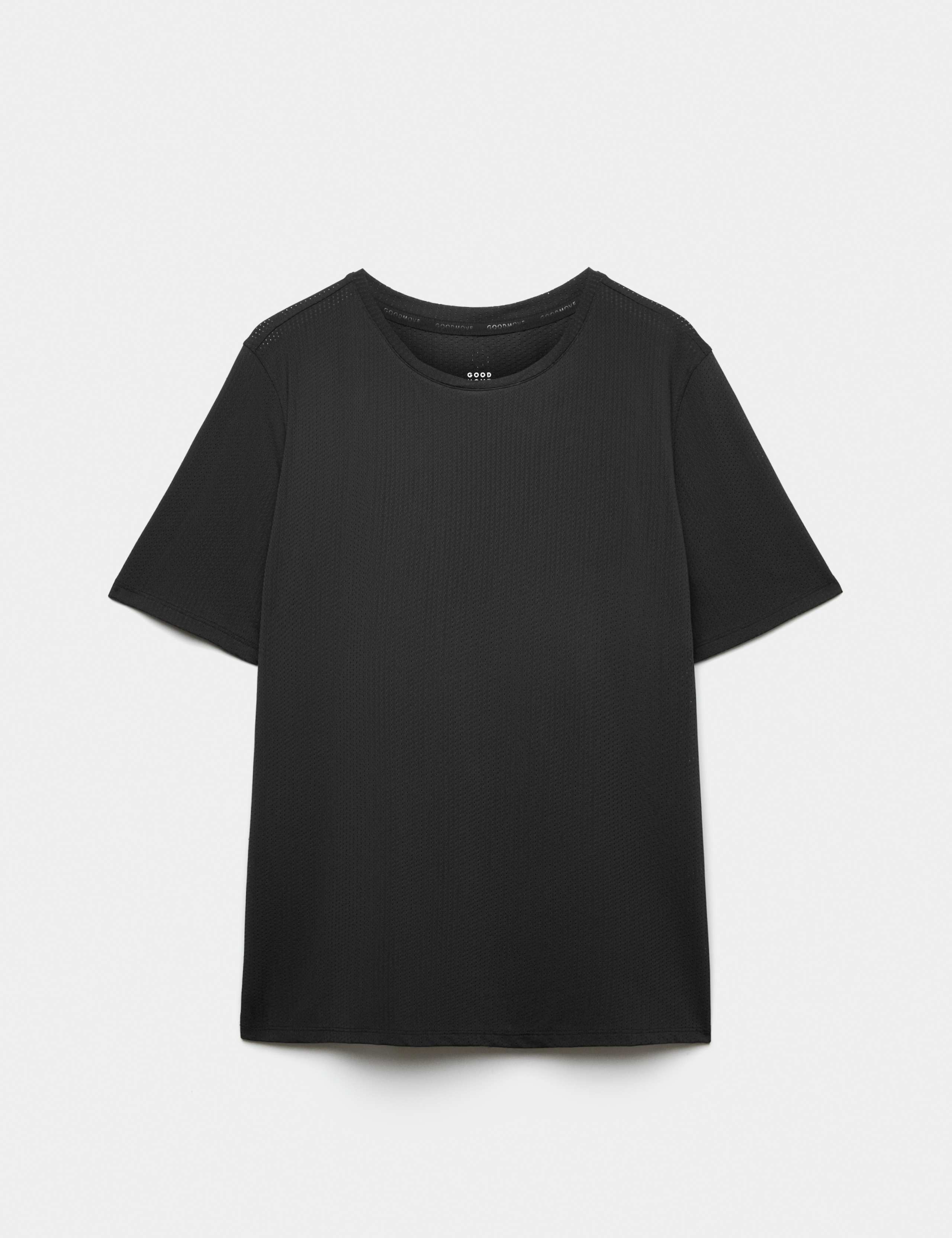 Round Neck Mesh Relaxed T-shirt