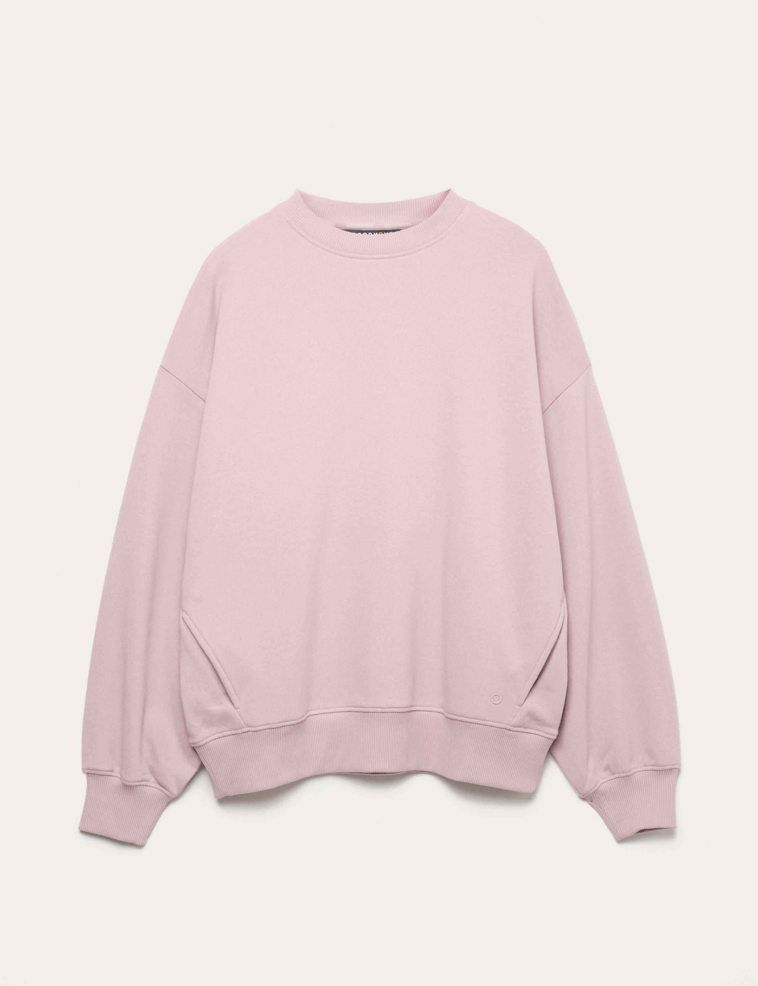 Cotton Rich Crew Neck Oversized Sweatshirt