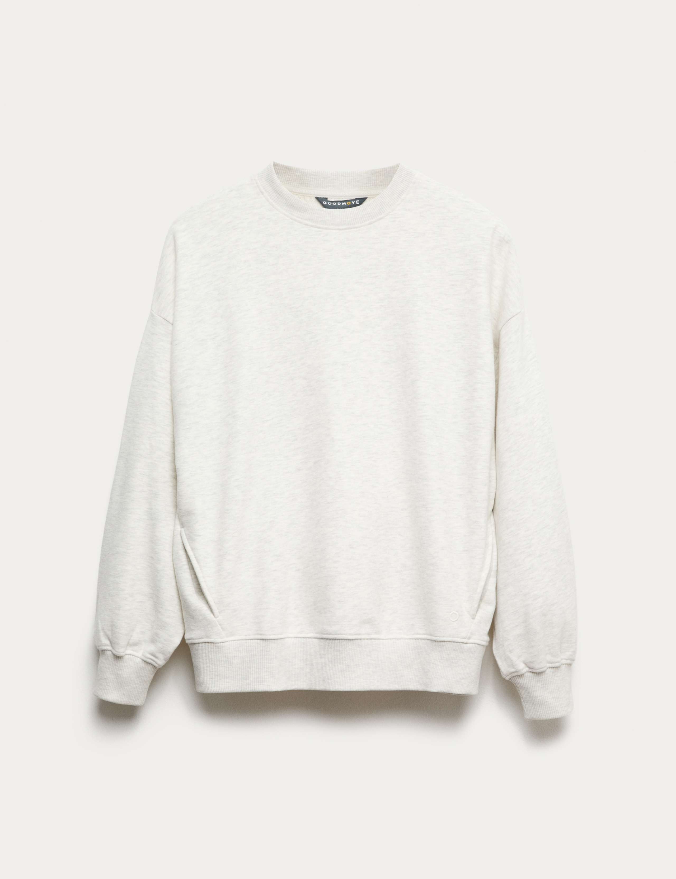 Cotton Rich Crew Neck Oversized Sweatshirt