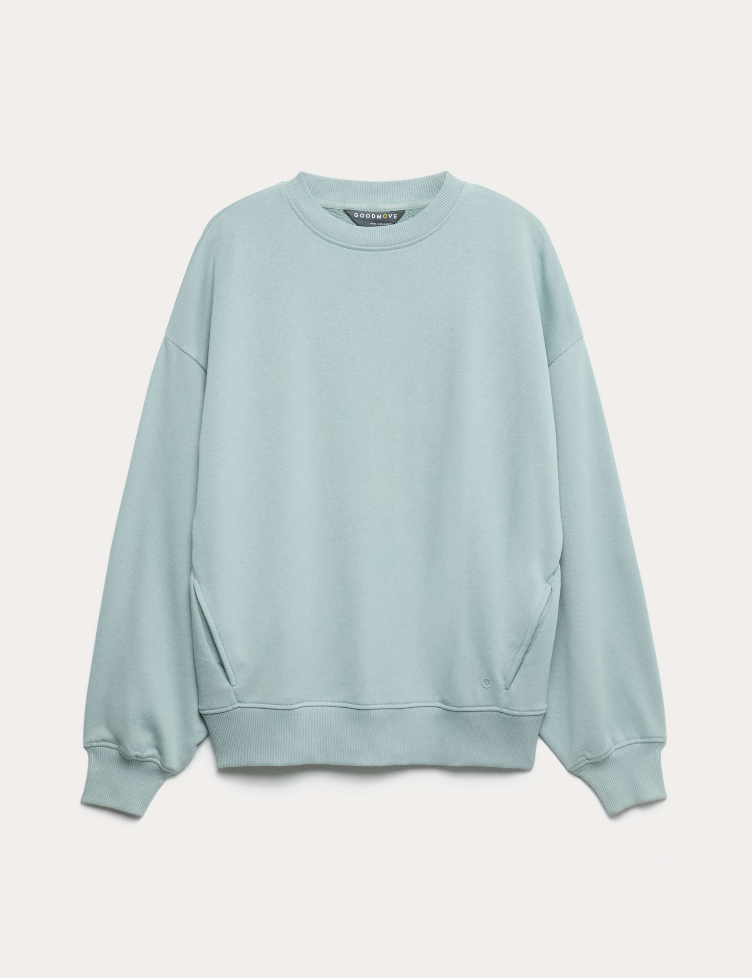 Cotton Rich Crew Neck Oversized Sweatshirt