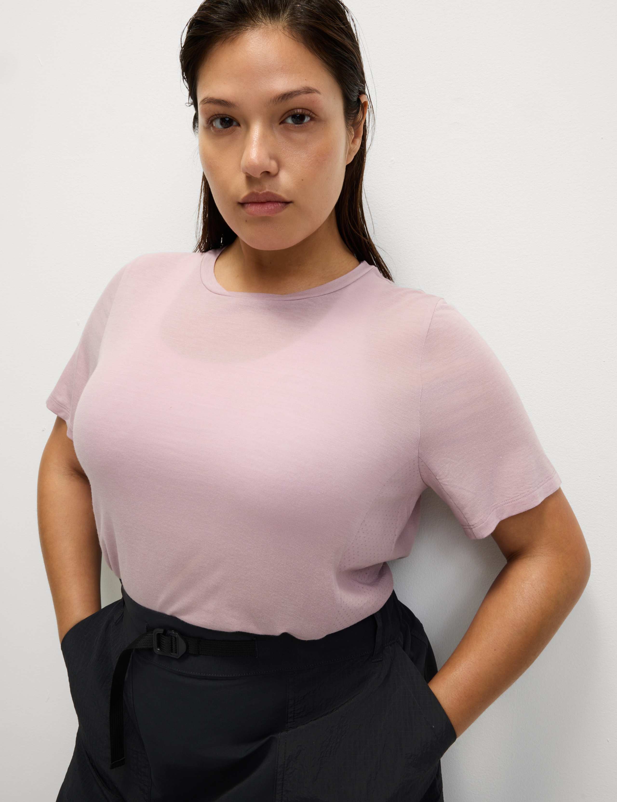Lightweight T-Shirt with Merino Wool