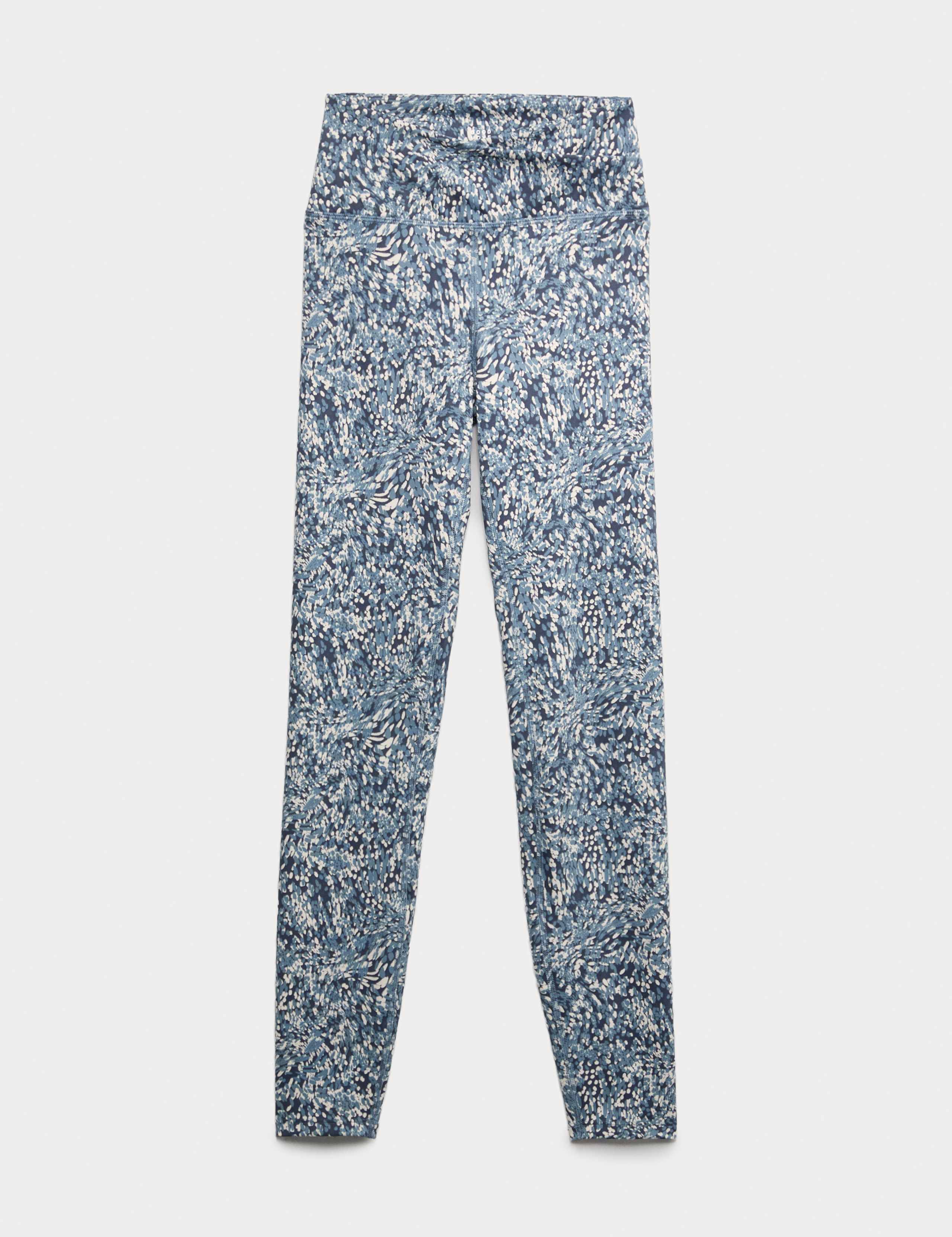 Go Balance Printed Wrap Waist Yoga Leggings