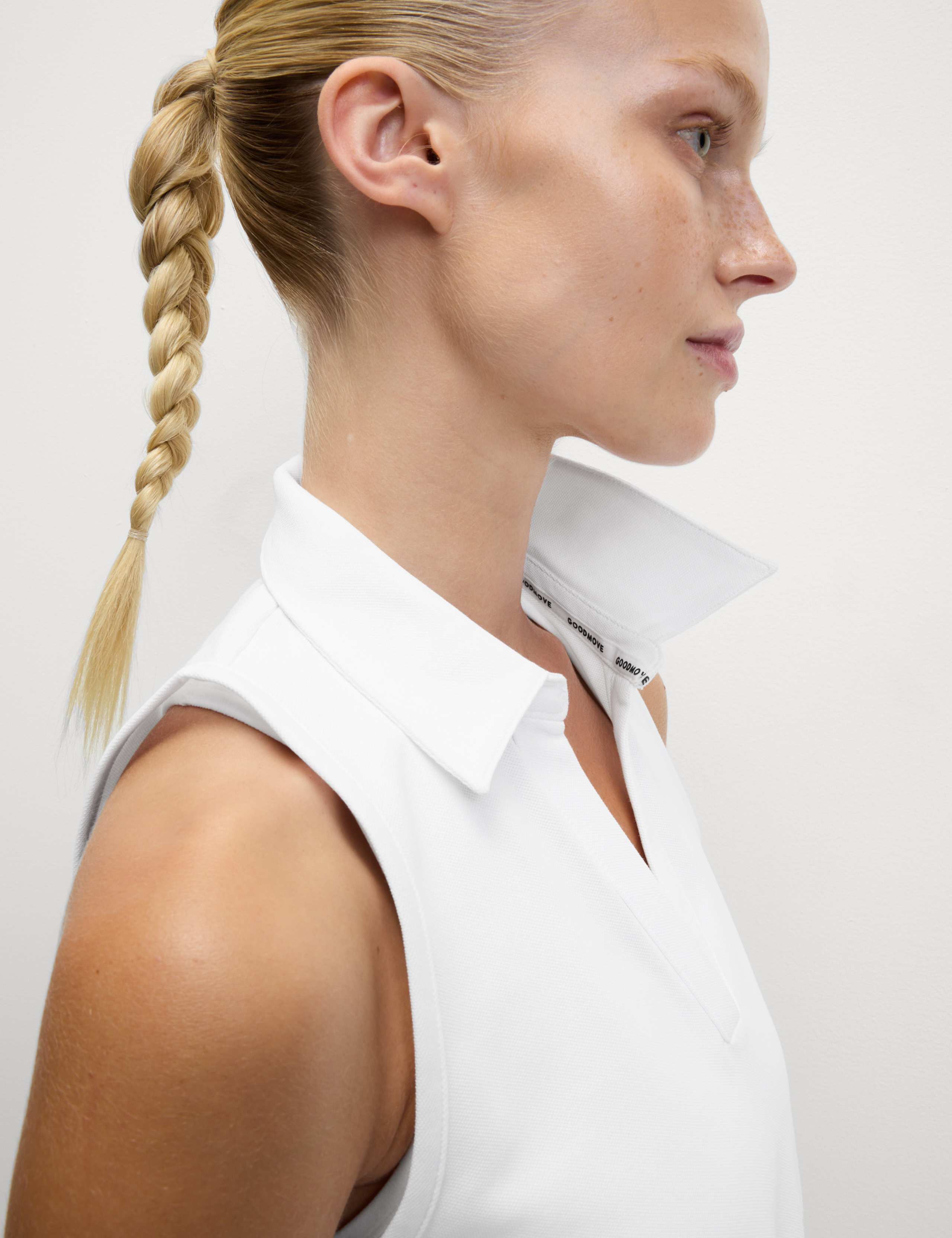 Cotton Blend Polo Vest