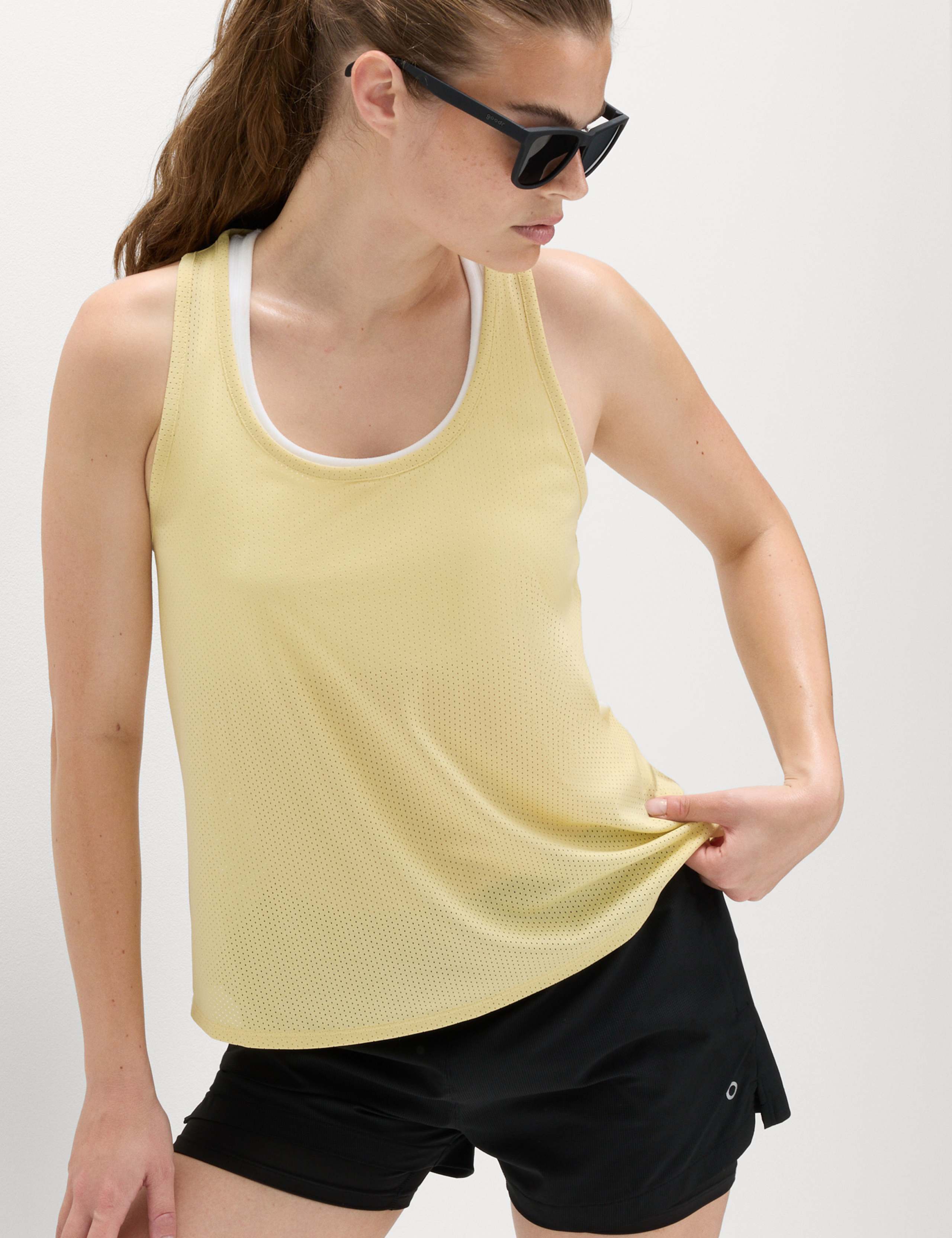Lightweight Textured Relaxed Vest Top