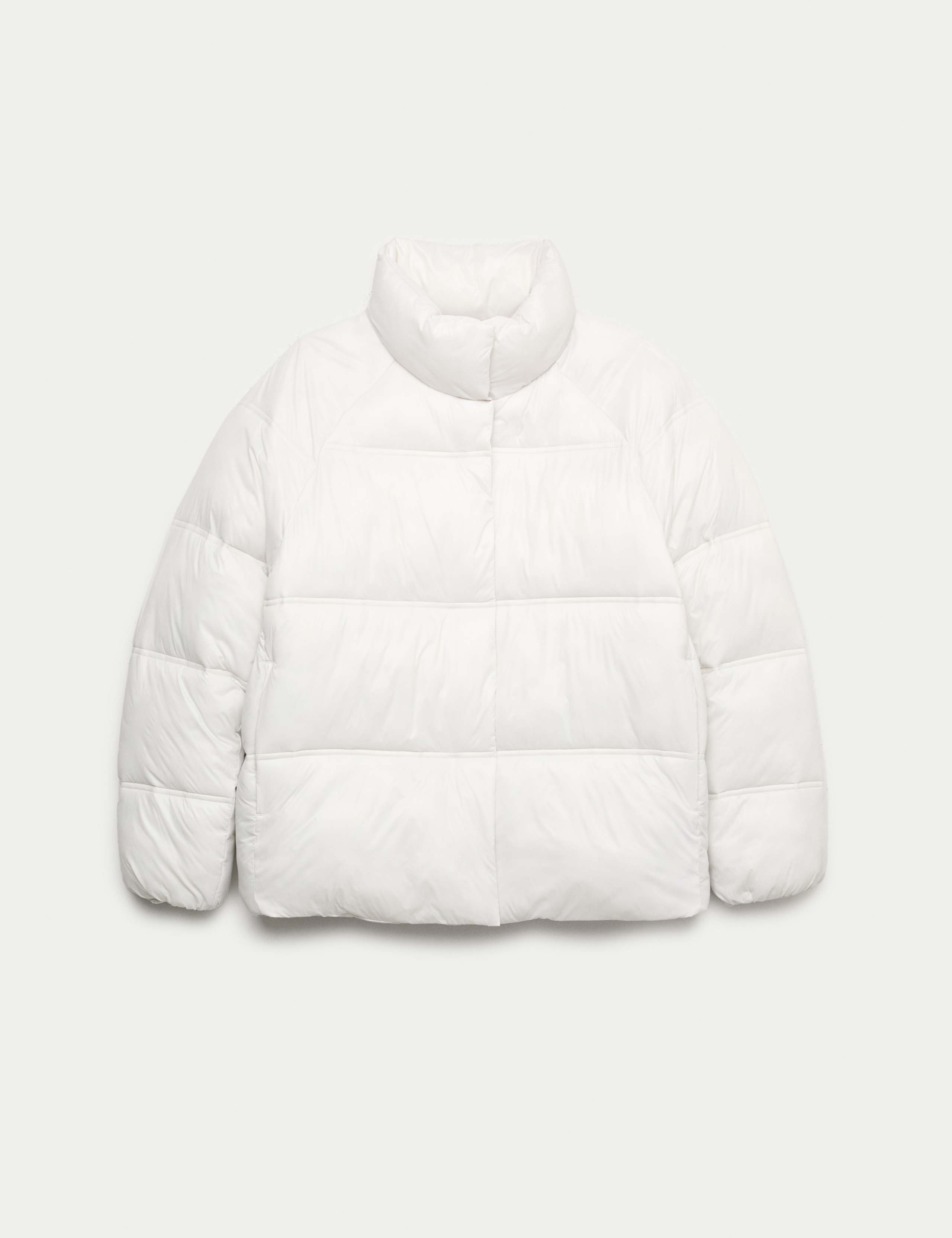 Stormwear™ Padded Funnel Neck Relaxed Puffer Jacket