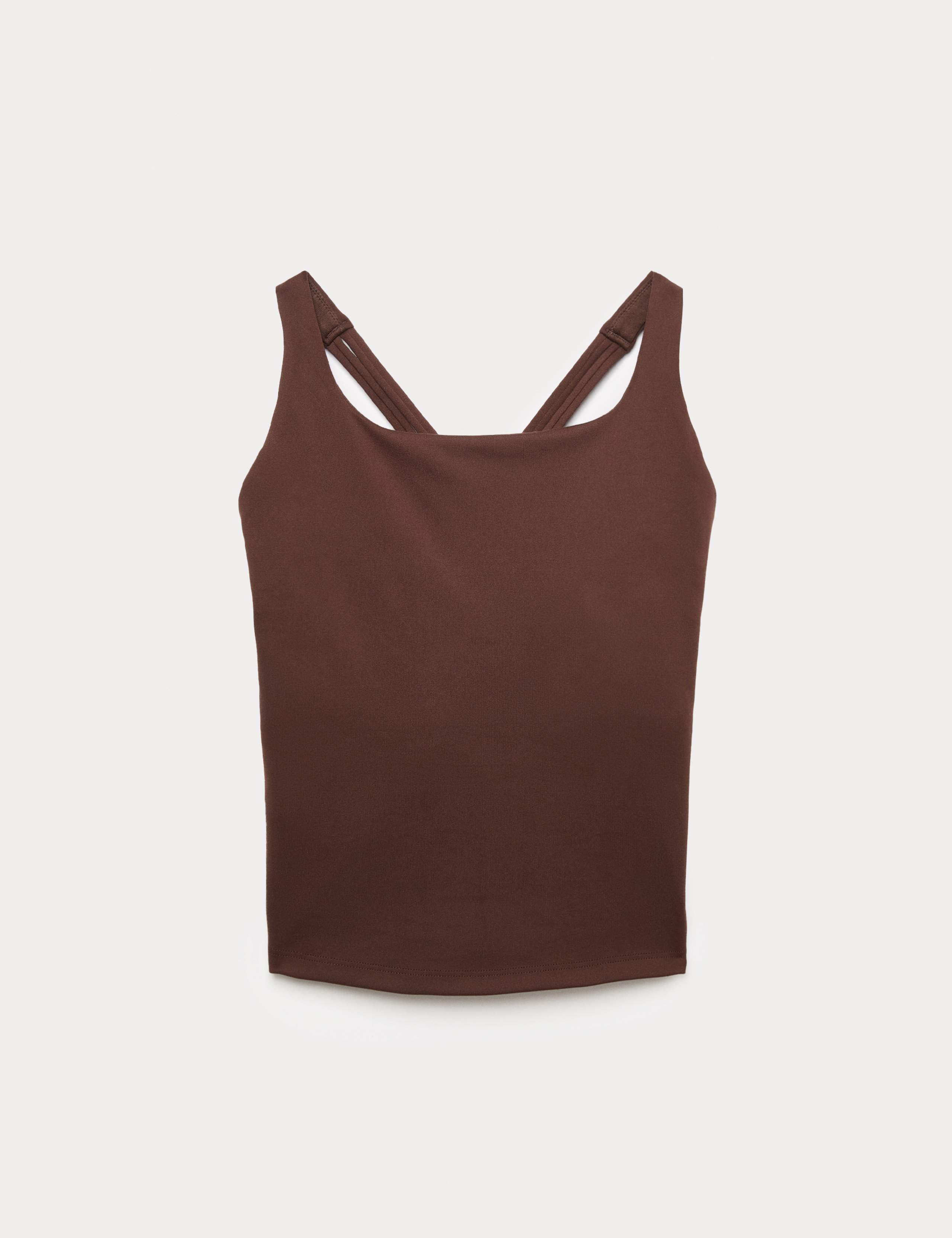 Go Balance Strappy Back Crop Vest Top