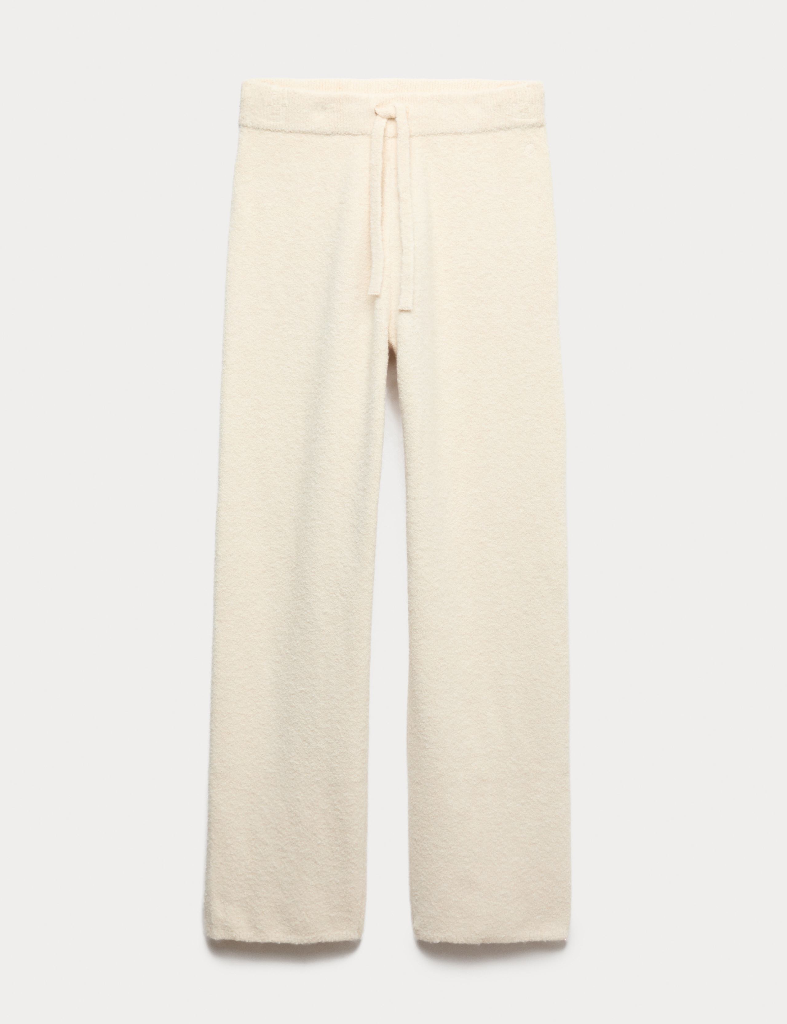 Super Soft Boucle High Waisted Wide Leg Joggers