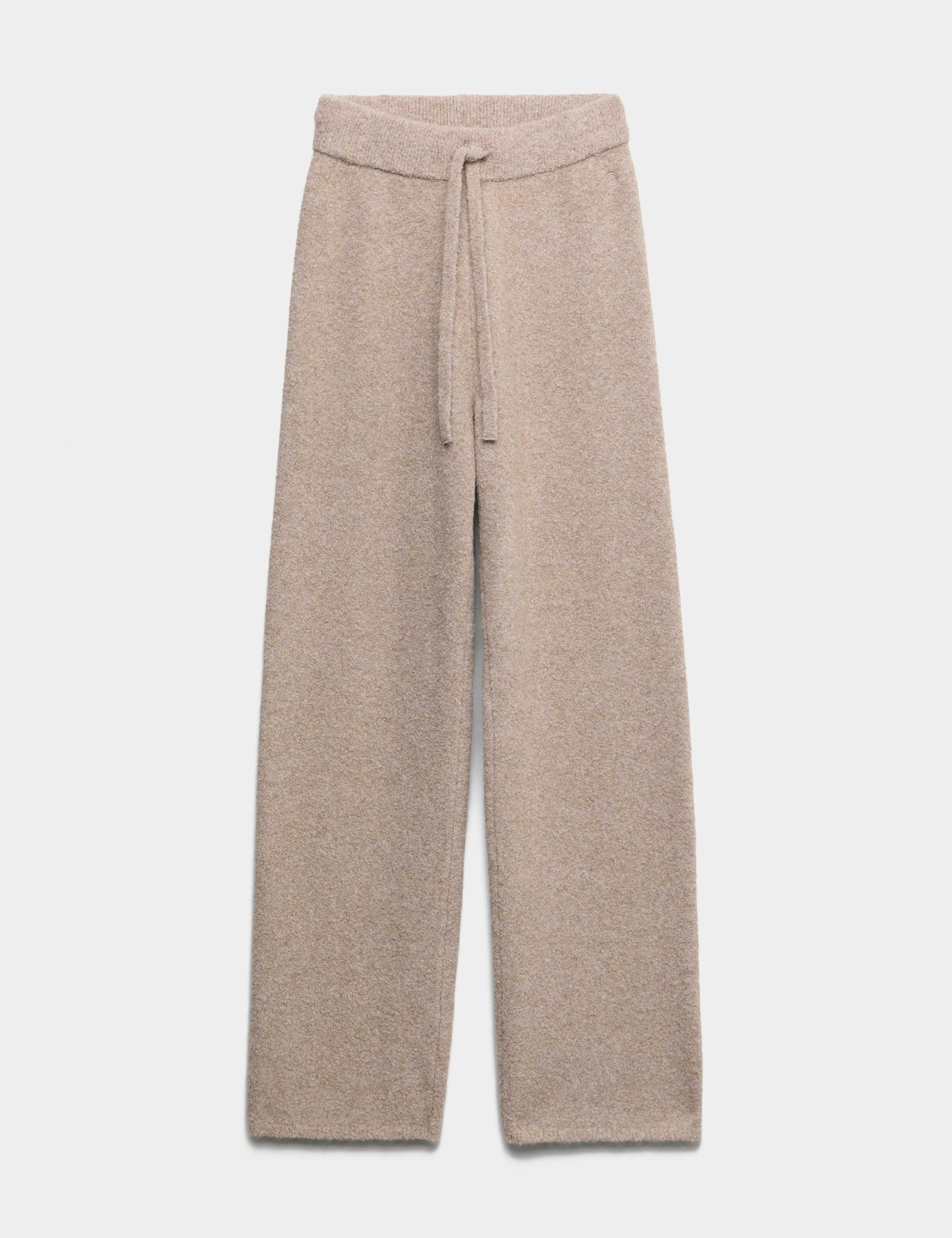Super Soft Boucle High Waisted Wide Leg Joggers