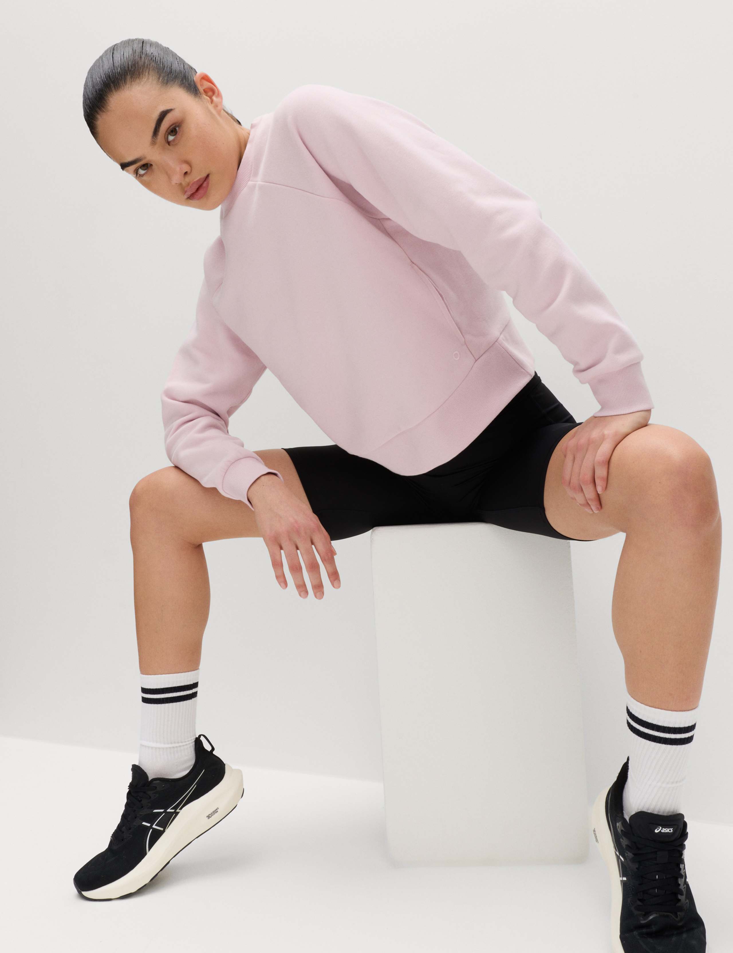 Cotton Rich Crew Neck Sweatshirt