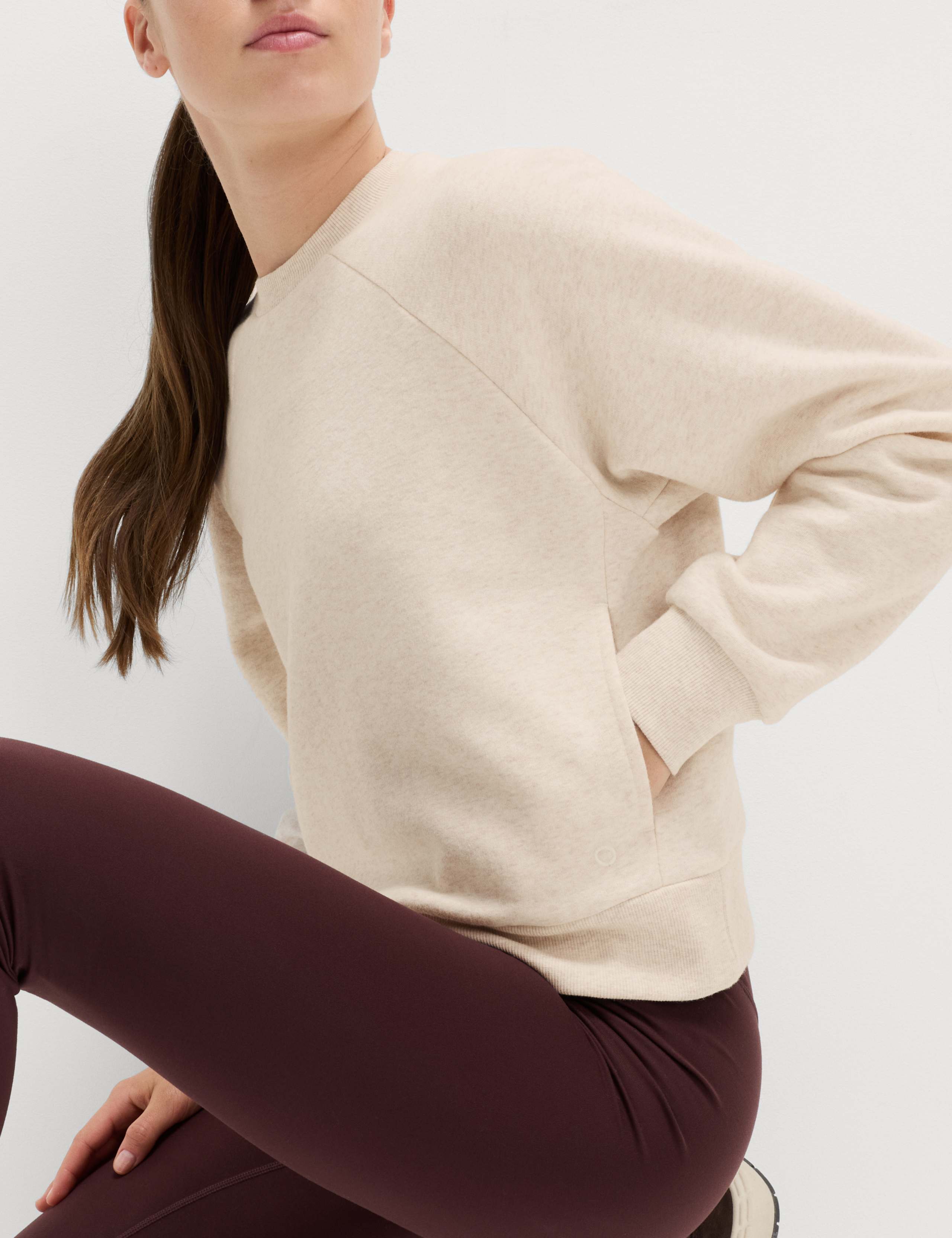 Cotton Rich Crew Neck Sweatshirt