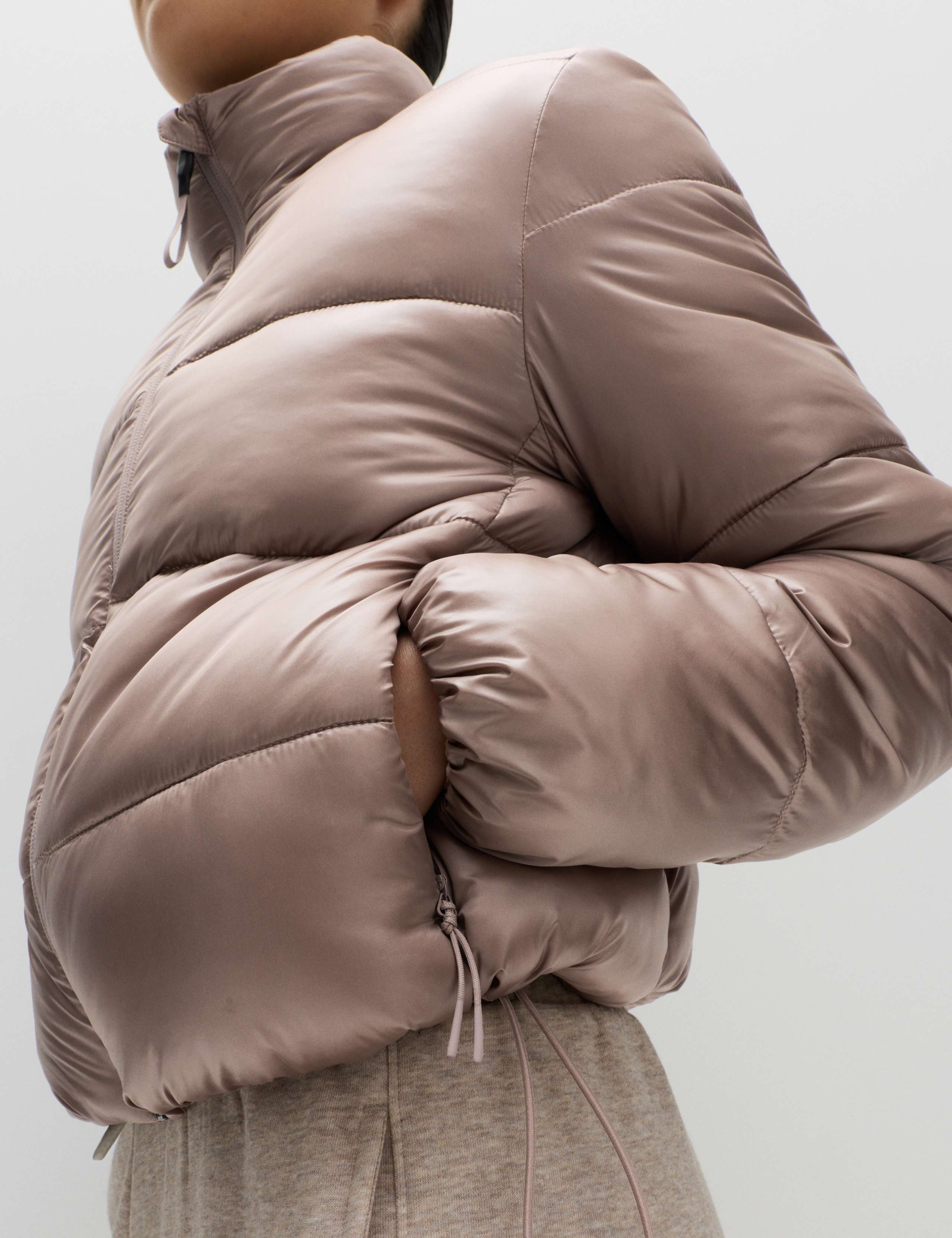 Stormwear™ Metallic Cropped Puffer Jacket