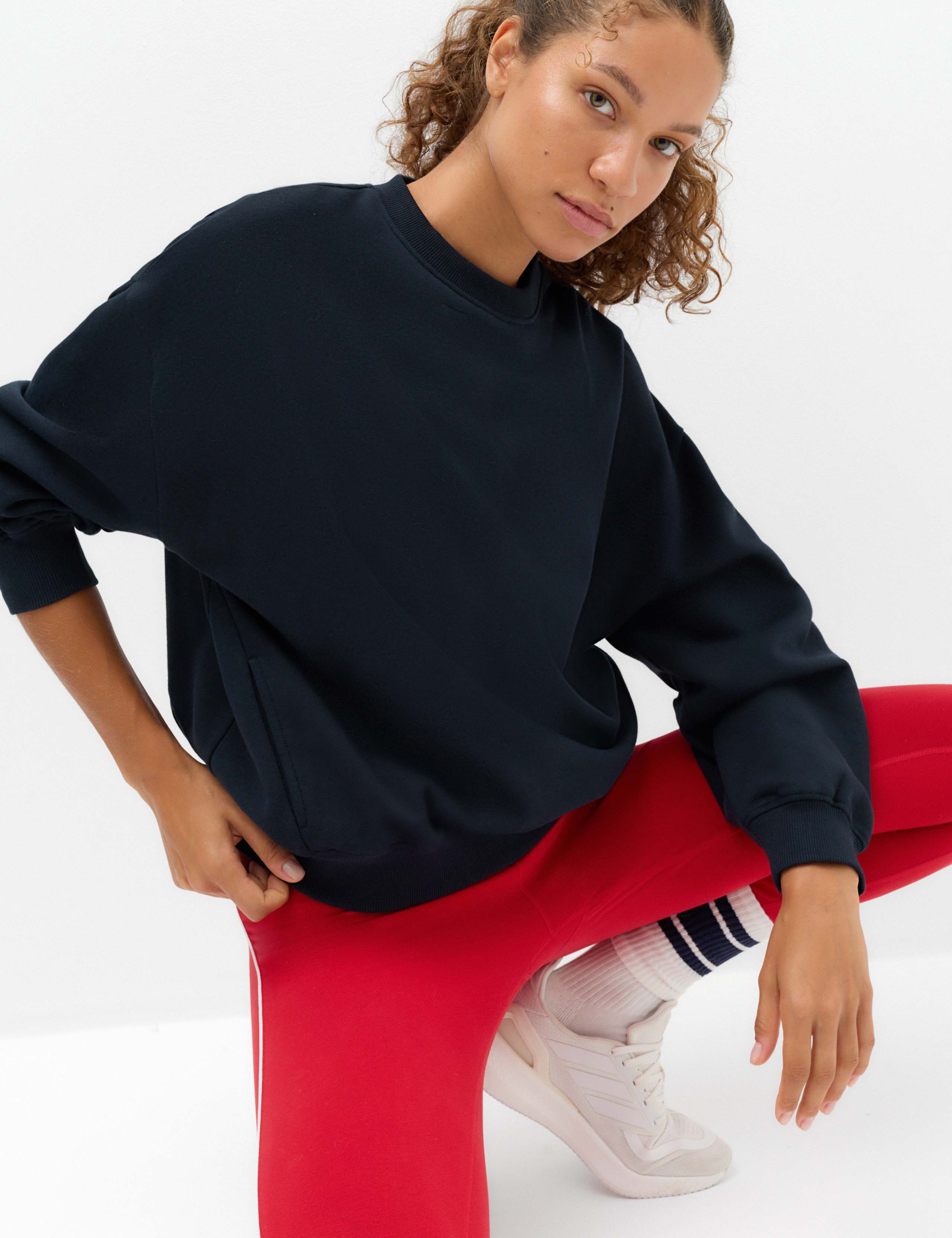Cotton Rich Oversized Sweatshirt