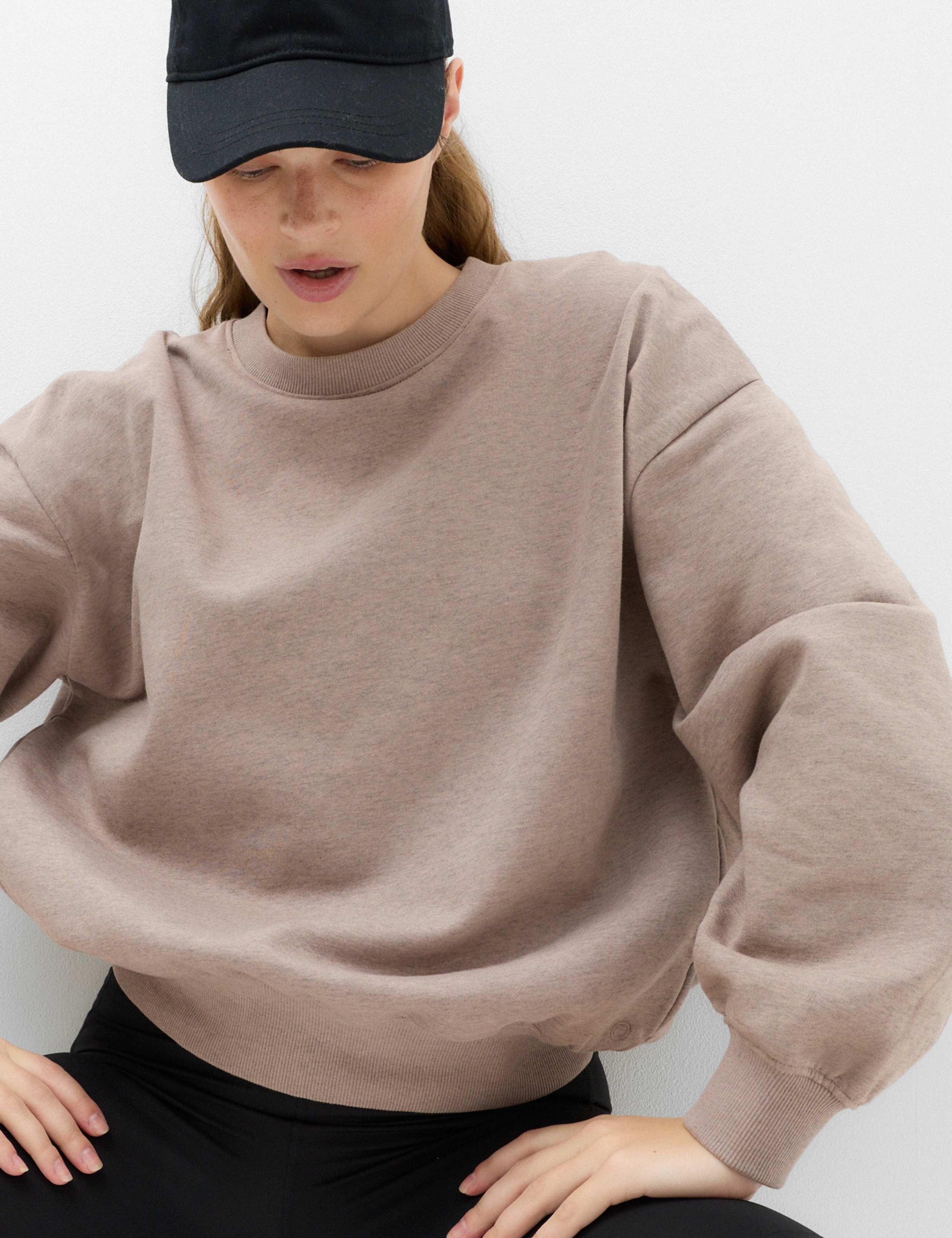 Cotton Rich Oversized Sweatshirt